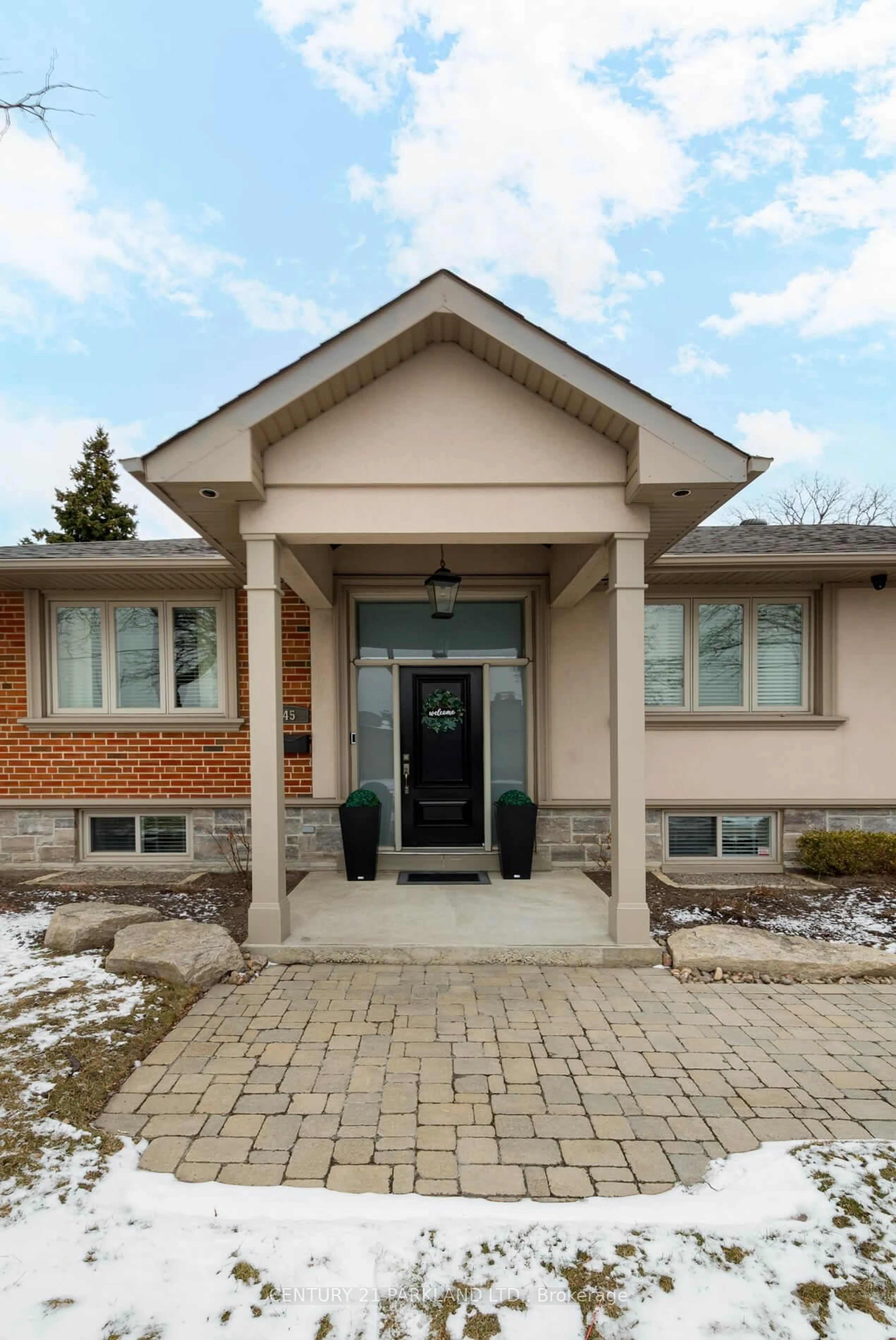 Home with brick exterior material, street for 45 Deevale Rd, Toronto Ontario M3M 1Z4