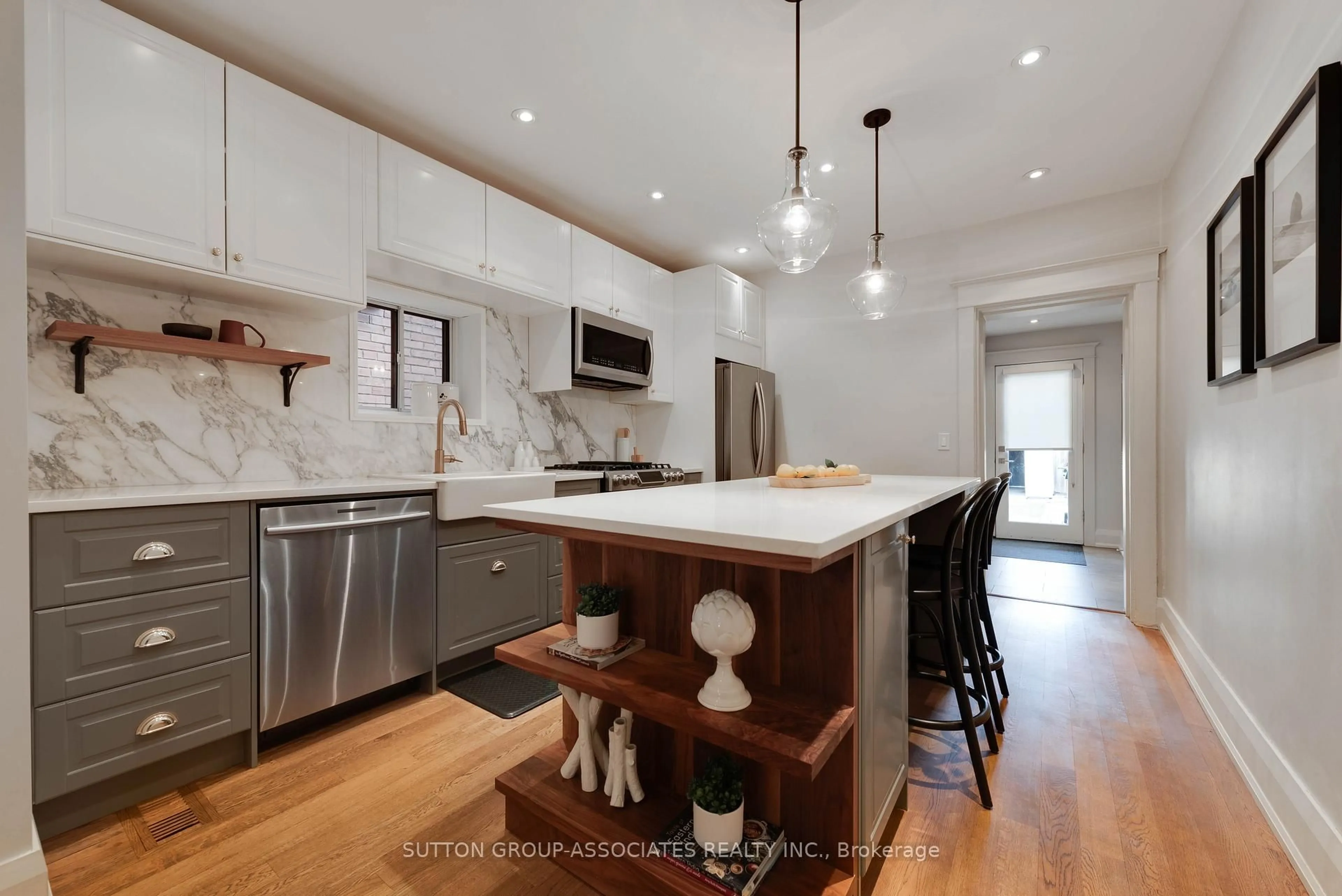 Open concept kitchen, unknown for 1031 St Clarens Ave, Toronto Ontario M6H 3X8