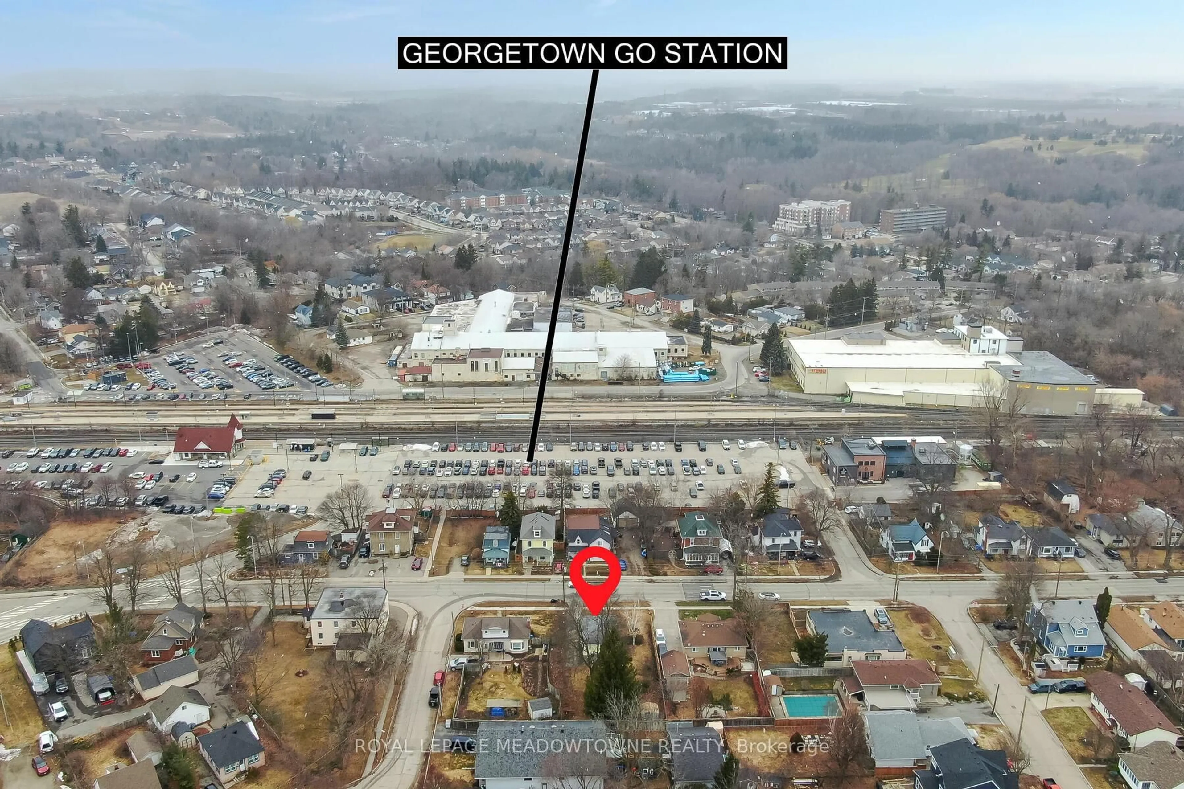 Picture of a map for 48 King St, Halton Hills Ontario L7G 2G4