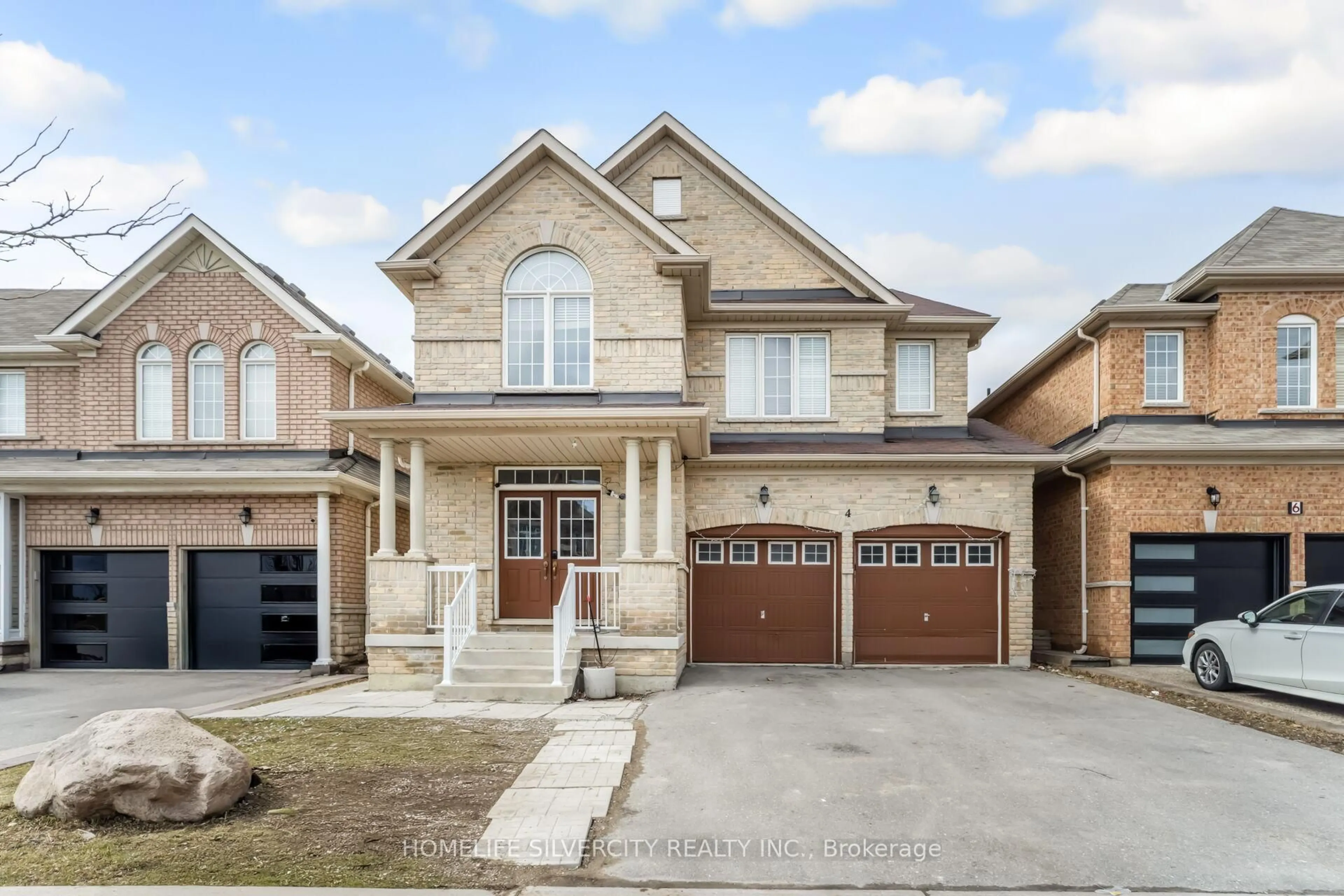 Home with brick exterior material, street for 4 FOSSIL St, Brampton Ontario L6P 3G6