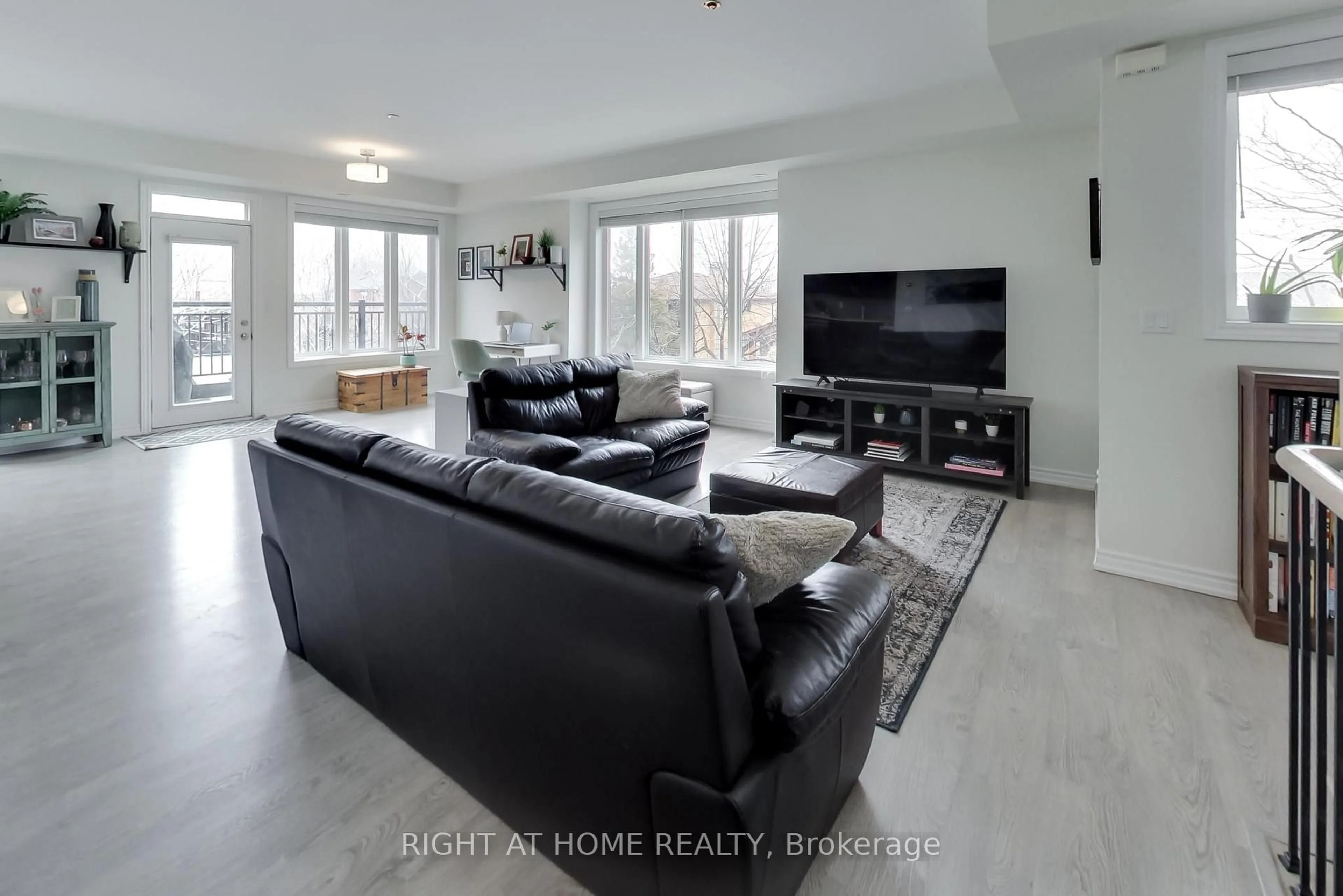 Living room with furniture, unknown for 30 Carnation Ave #75, Toronto Ontario M8V 0B8