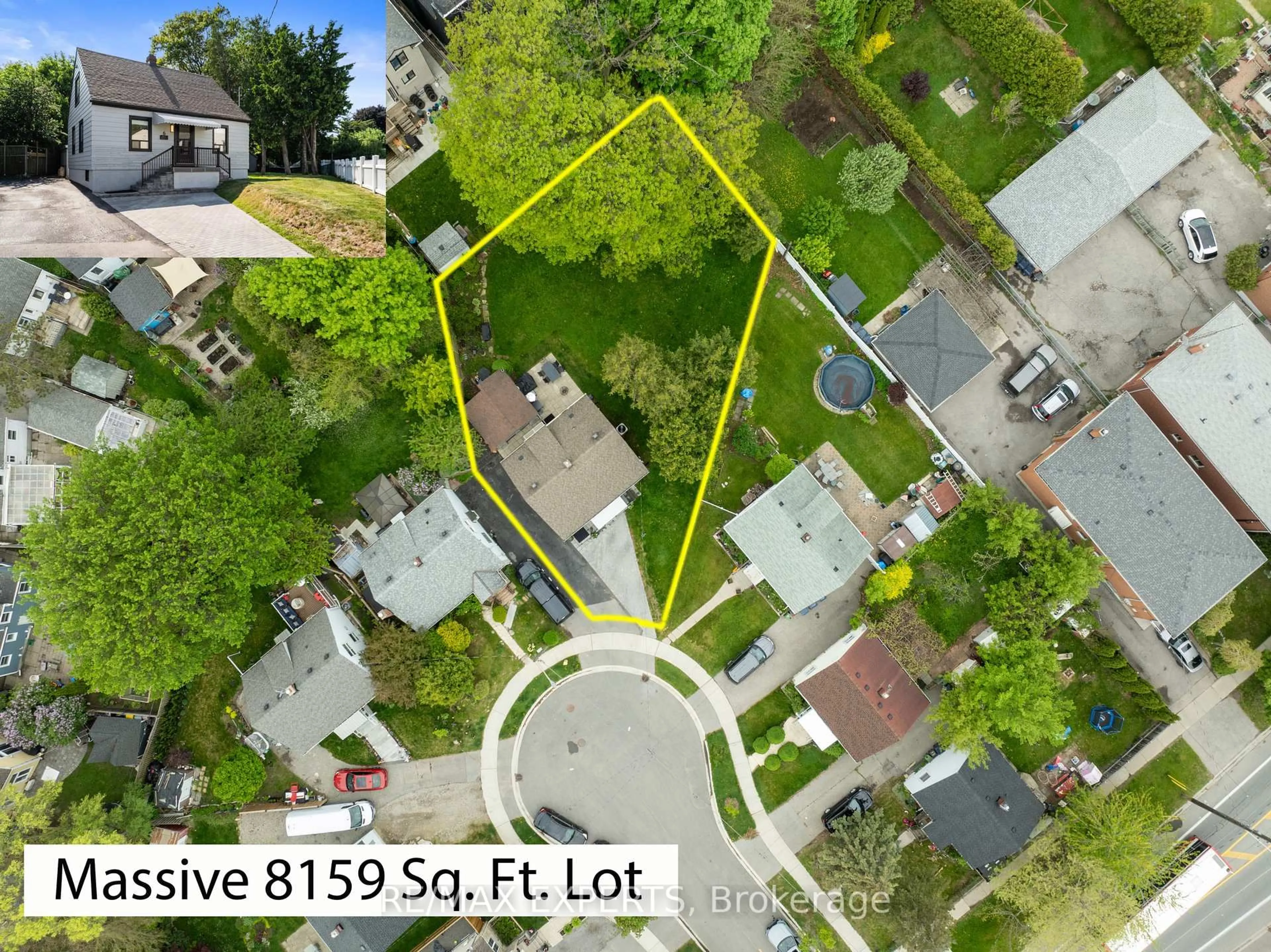 A pic from outside/outdoor area/front of a property/back of a property/a pic from drone, street for 6 Mccallum Crt, Toronto Ontario M8Y 1M6