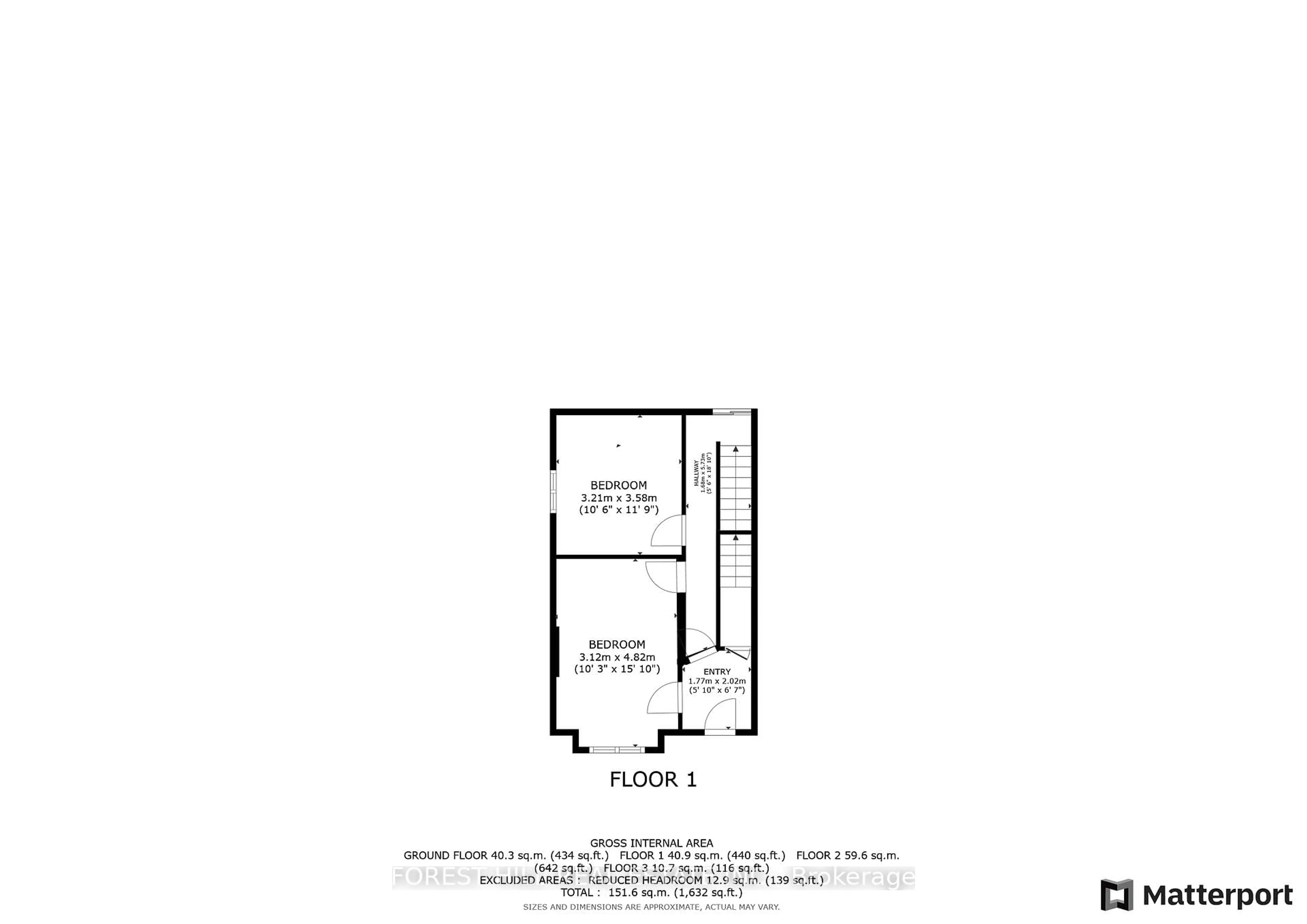 Floor plan for 1046 Dovercourt Rd, Toronto Ontario M6H 2X8