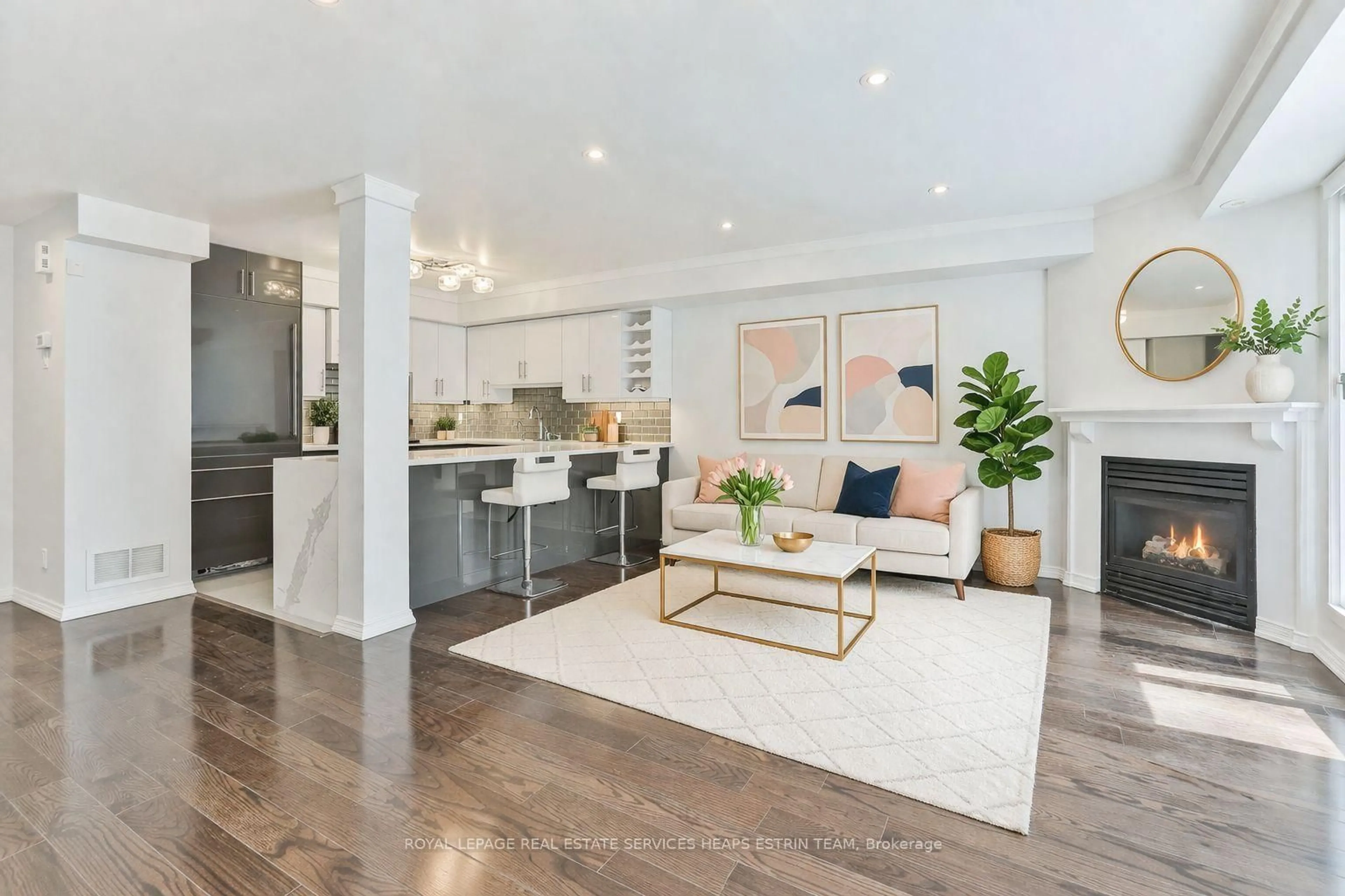 Open concept kitchen, unknown for 50 Joe Shuster Way #215, Toronto Ontario M6K 1Y8