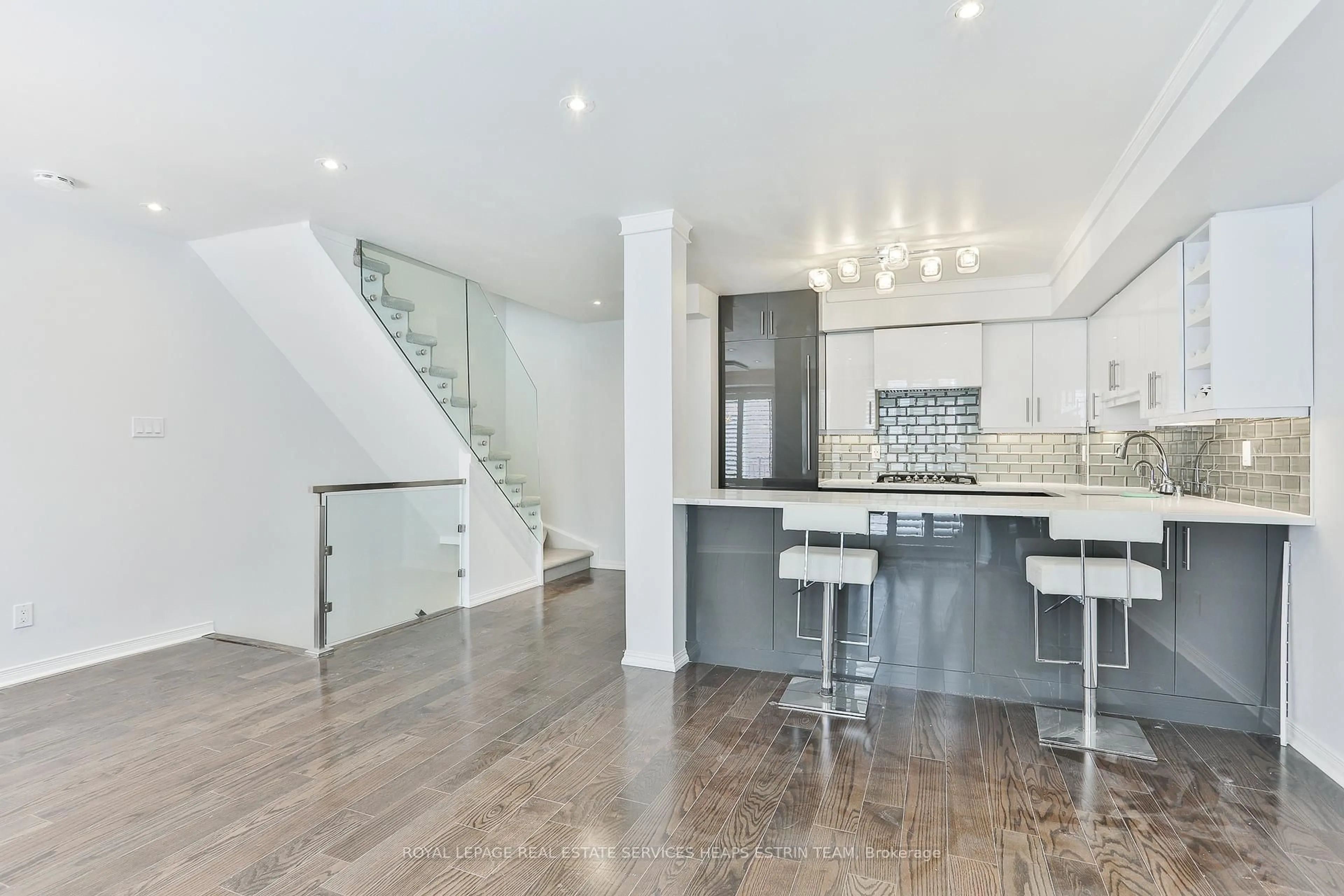 Open concept kitchen, unknown for 50 Joe Shuster Way #215, Toronto Ontario M6K 1Y8