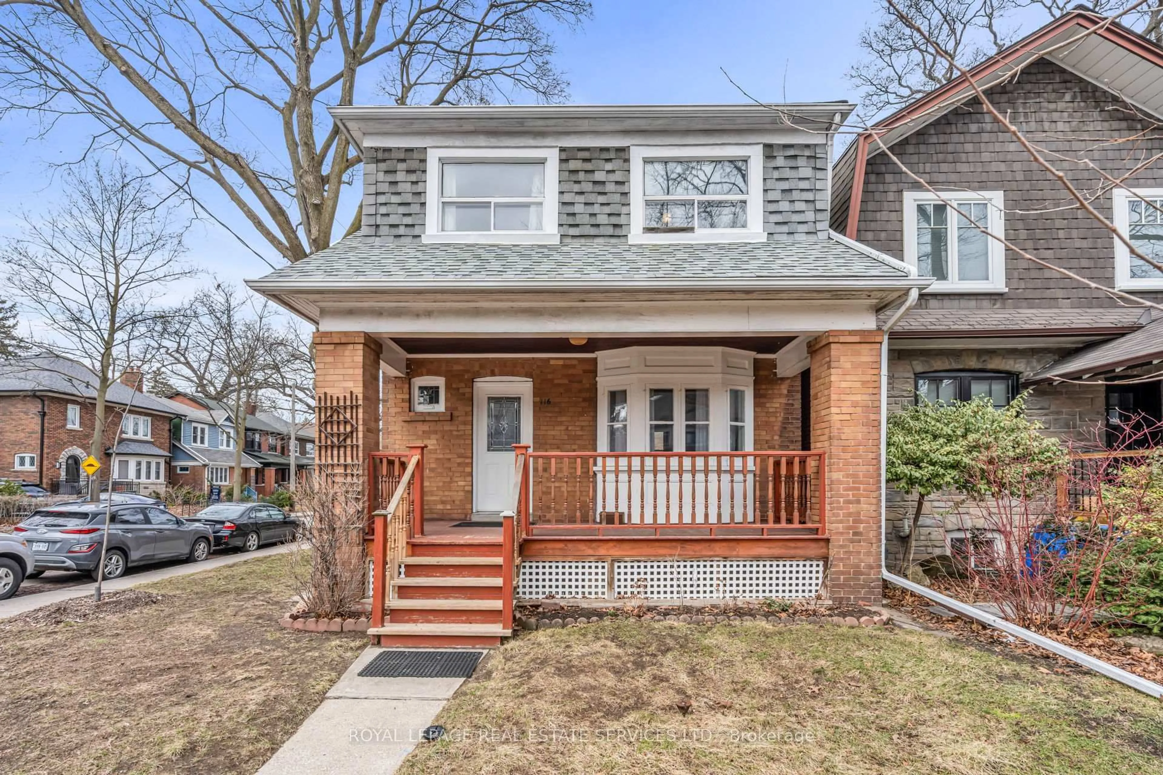 Home with brick exterior material, street for 116 Colbeck St, Toronto Ontario M6S 1V4