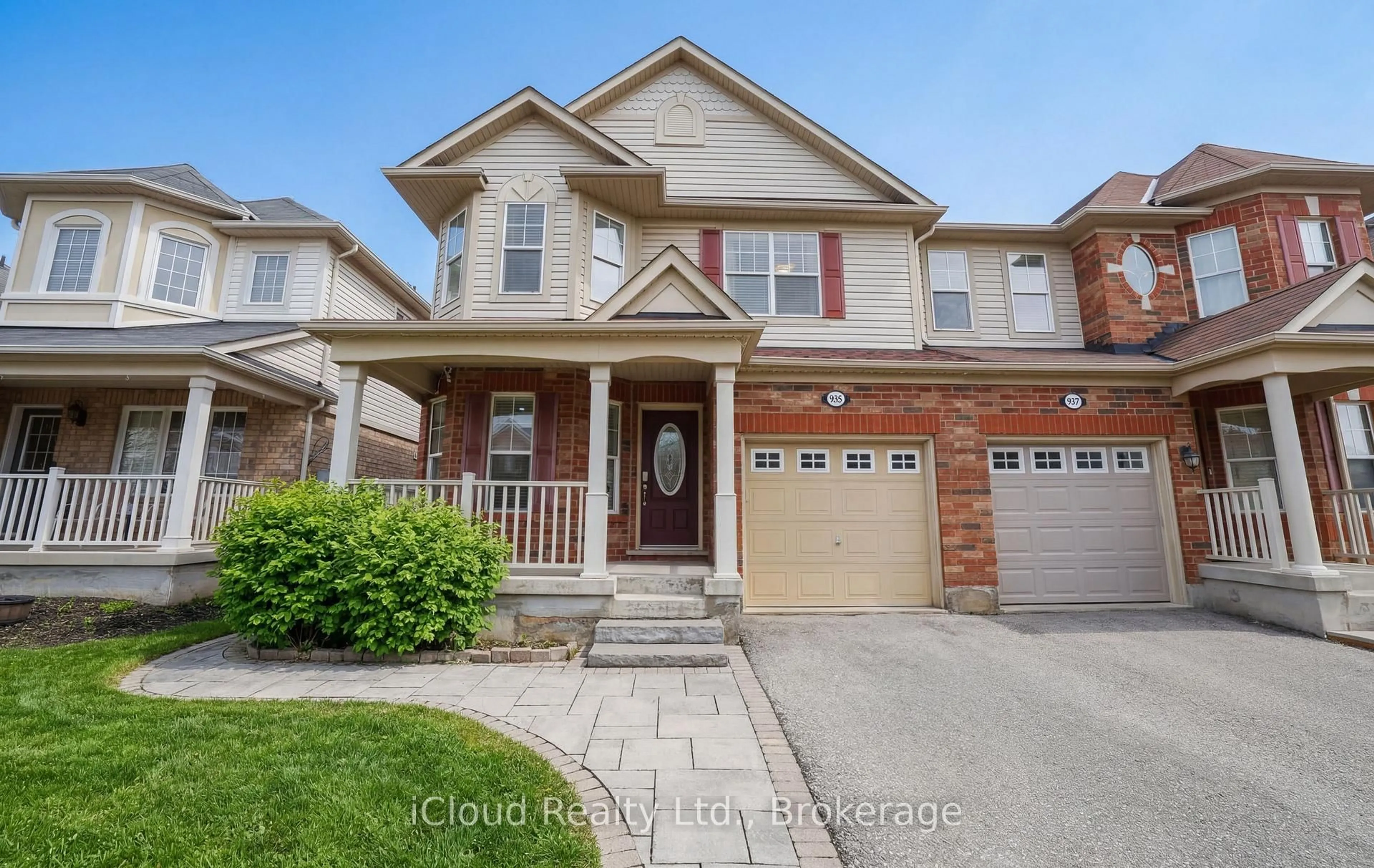 Home with brick exterior material, street for 935 Vickerman Way, Milton Ontario L9T 0K5