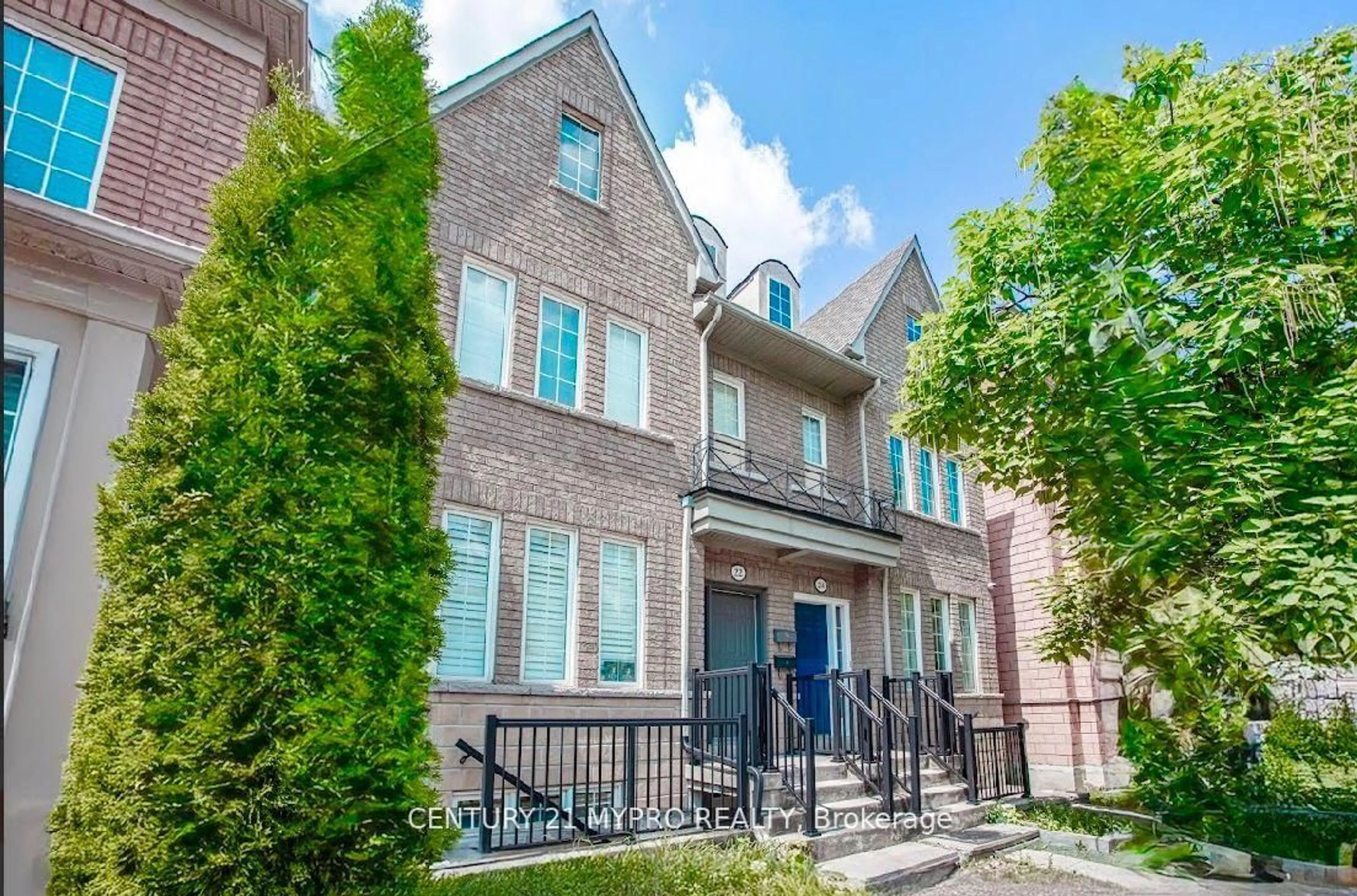 Home with brick exterior material, street for 22 Mansur Terr, Toronto Ontario M3J 3R1