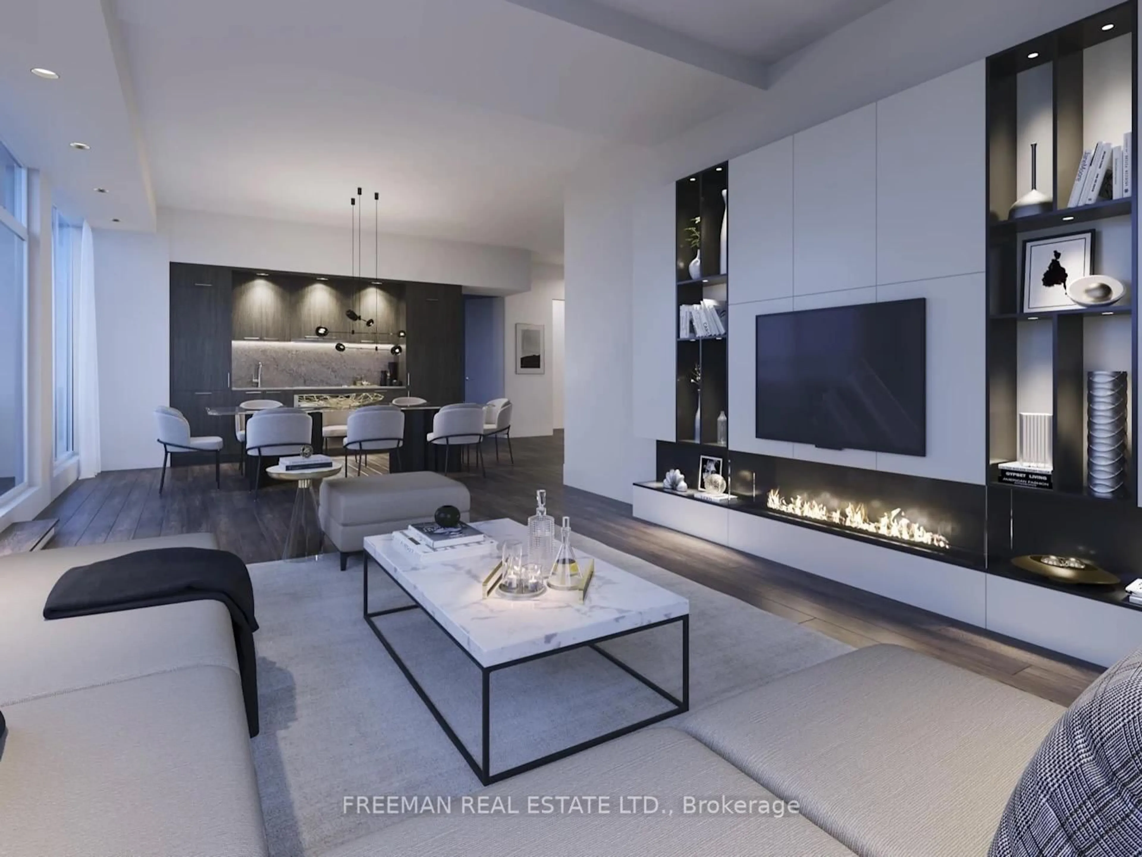 Living room with furniture, unknown for 858 Dupont St #604, Toronto Ontario M6G 1Z7