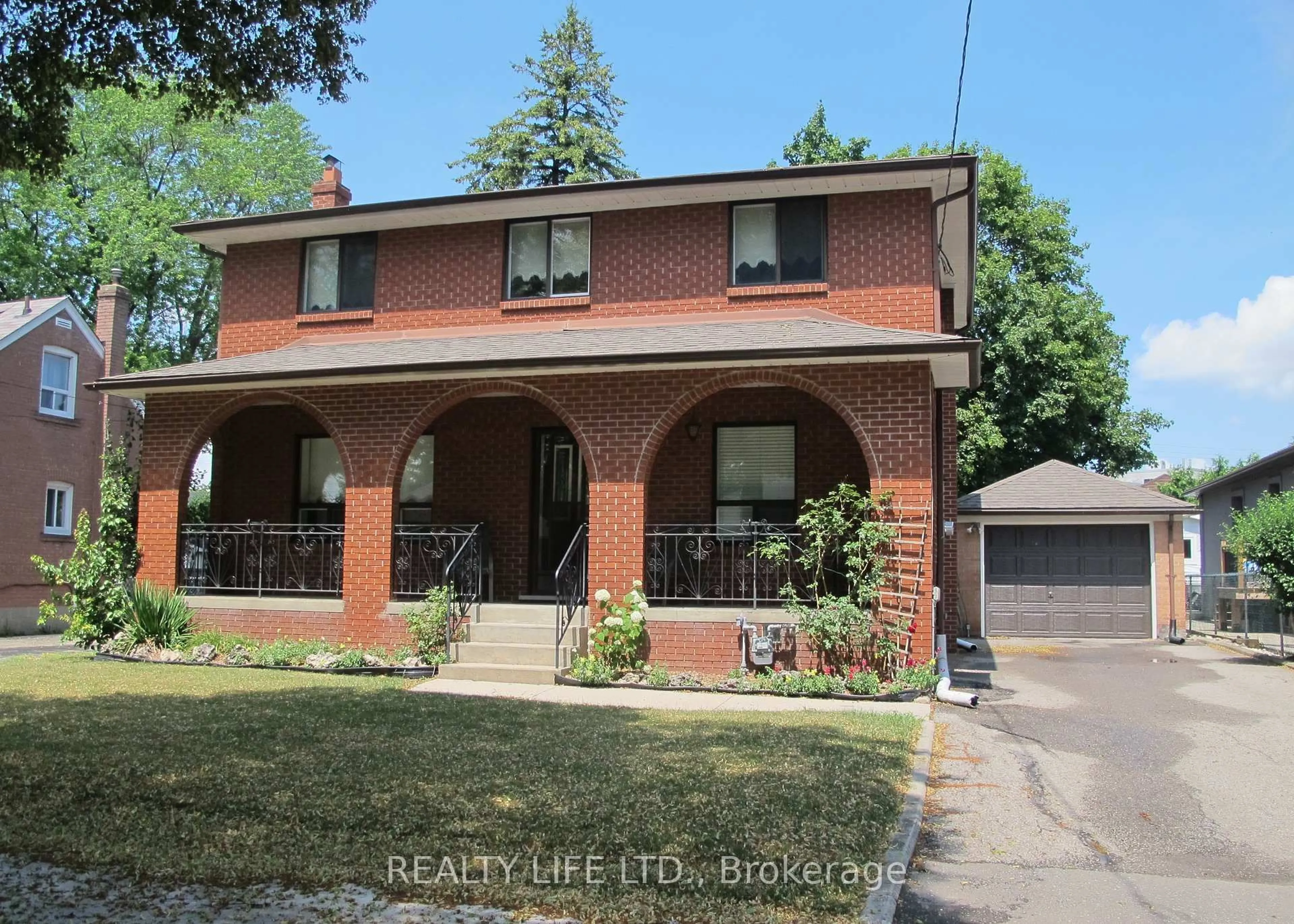 Home with brick exterior material, street for 4 Rosalie Ave, Toronto Ontario M3L 1C5