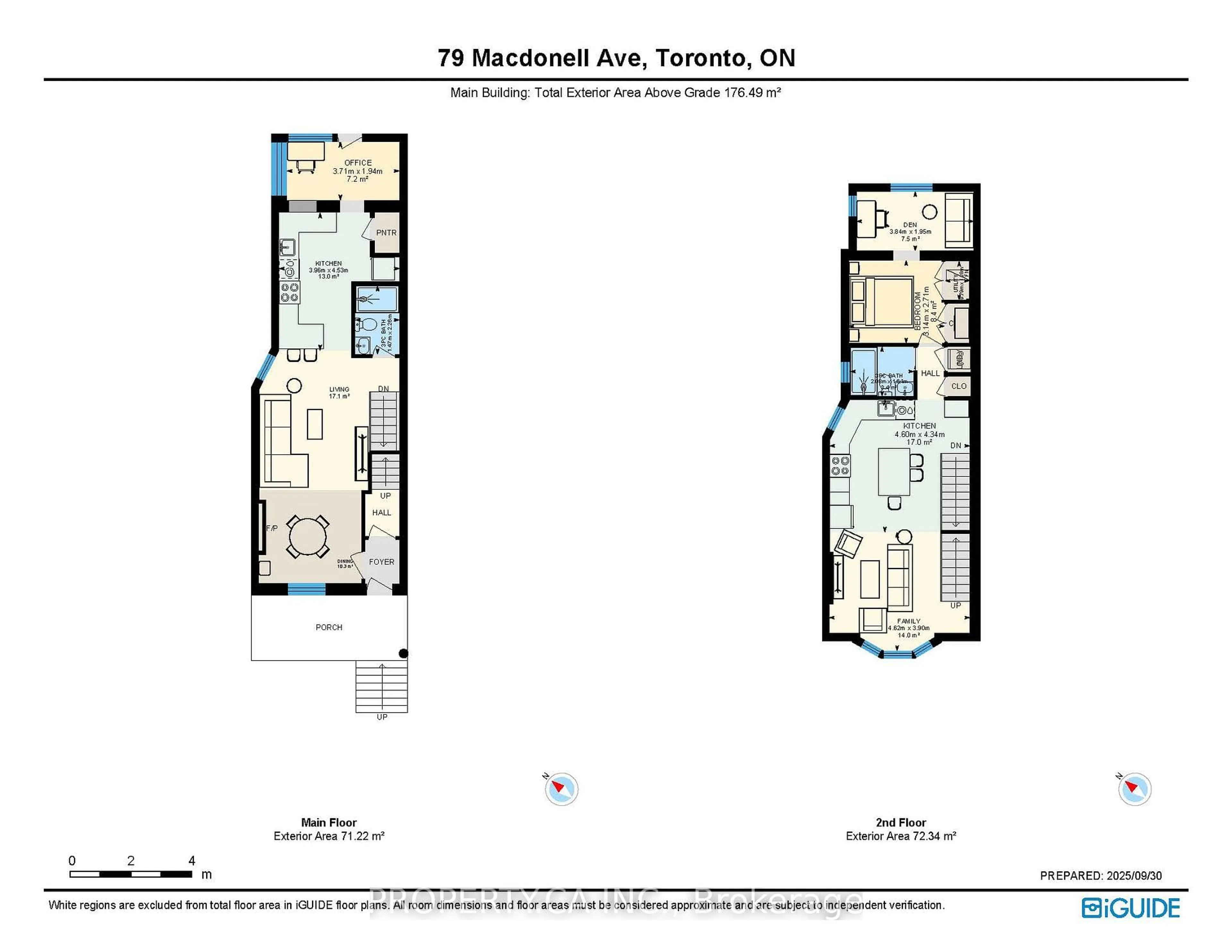 Floor plan for 79 Macdonell Ave, Toronto Ontario M6R 2A4