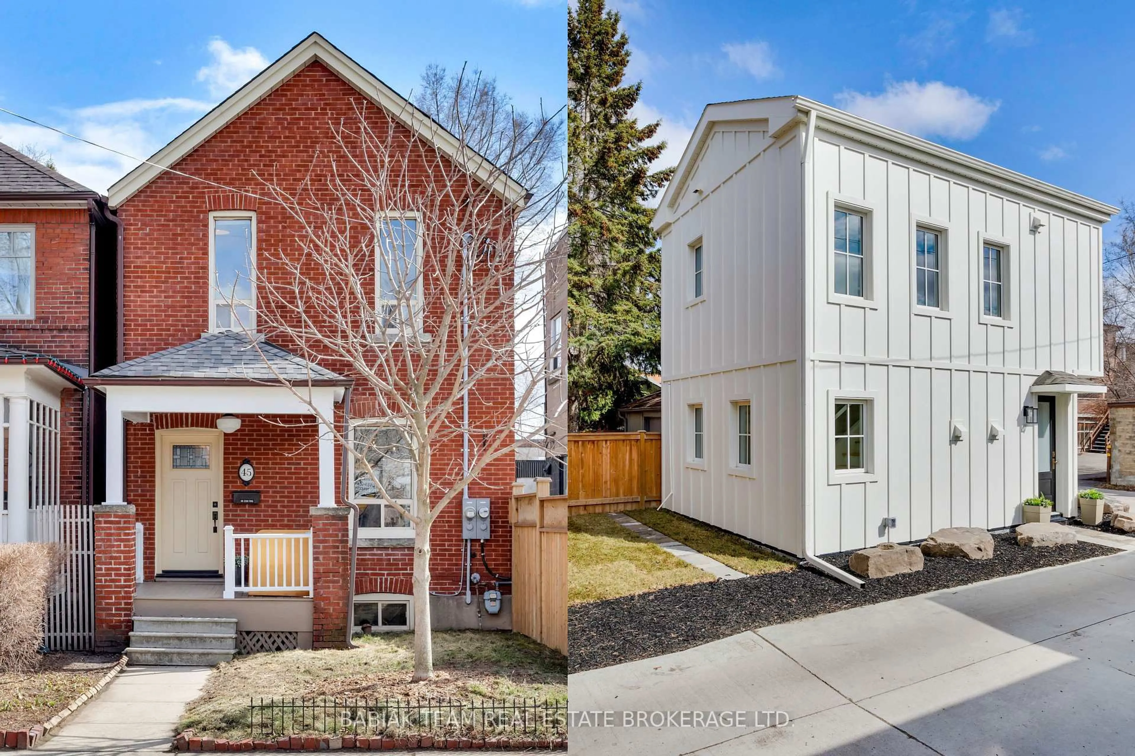 Home with brick exterior material, street for 45 Montye Ave, Toronto Ontario M6S 2G8