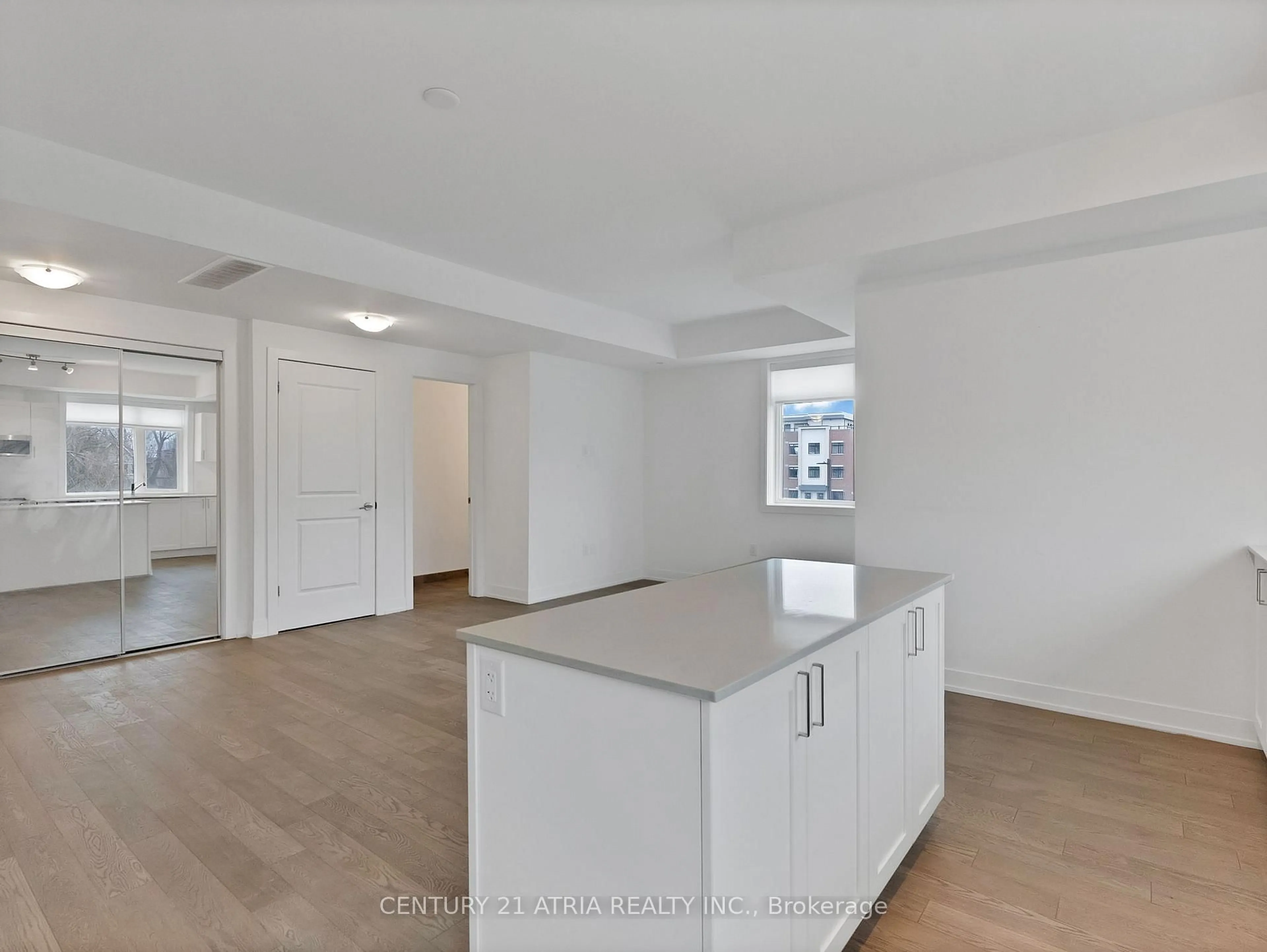 Open concept kitchen, floor is not visible for 1085 Douglas Mccurdy Common #212, Mississauga Ontario L5G 0C6