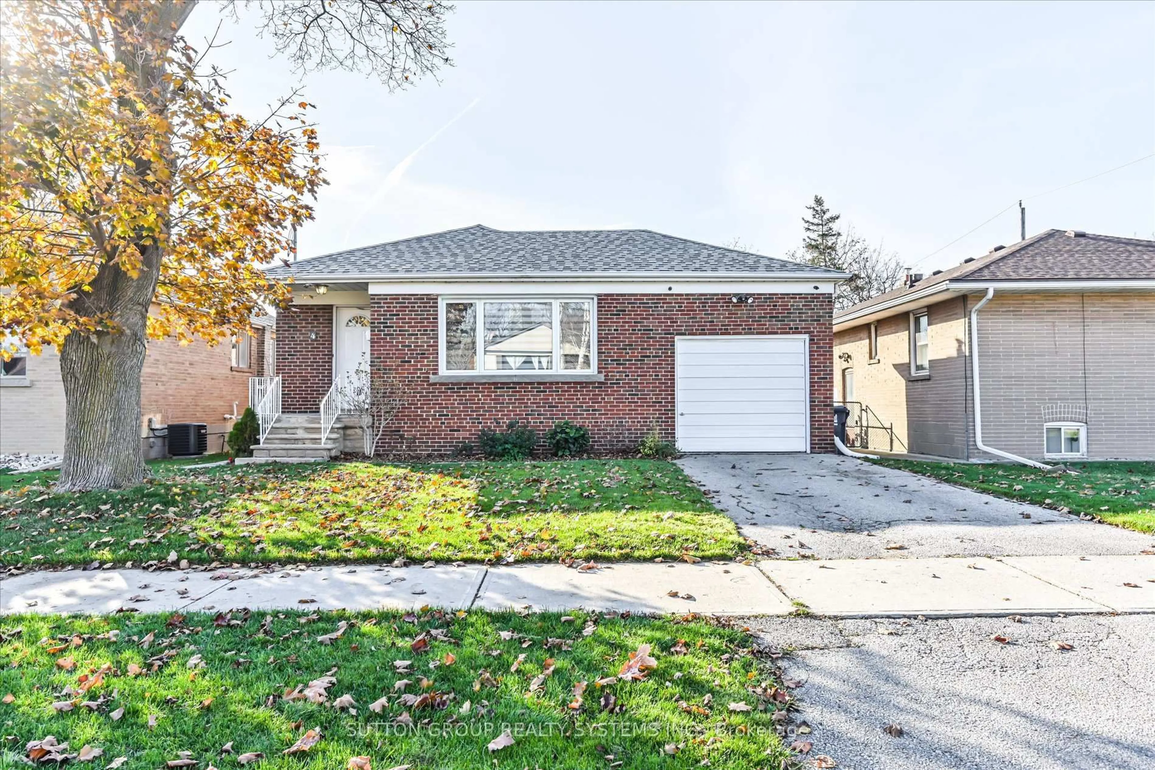 Home with brick exterior material, street for 4 Cranston Rd, Toronto Ontario M9B 3X8