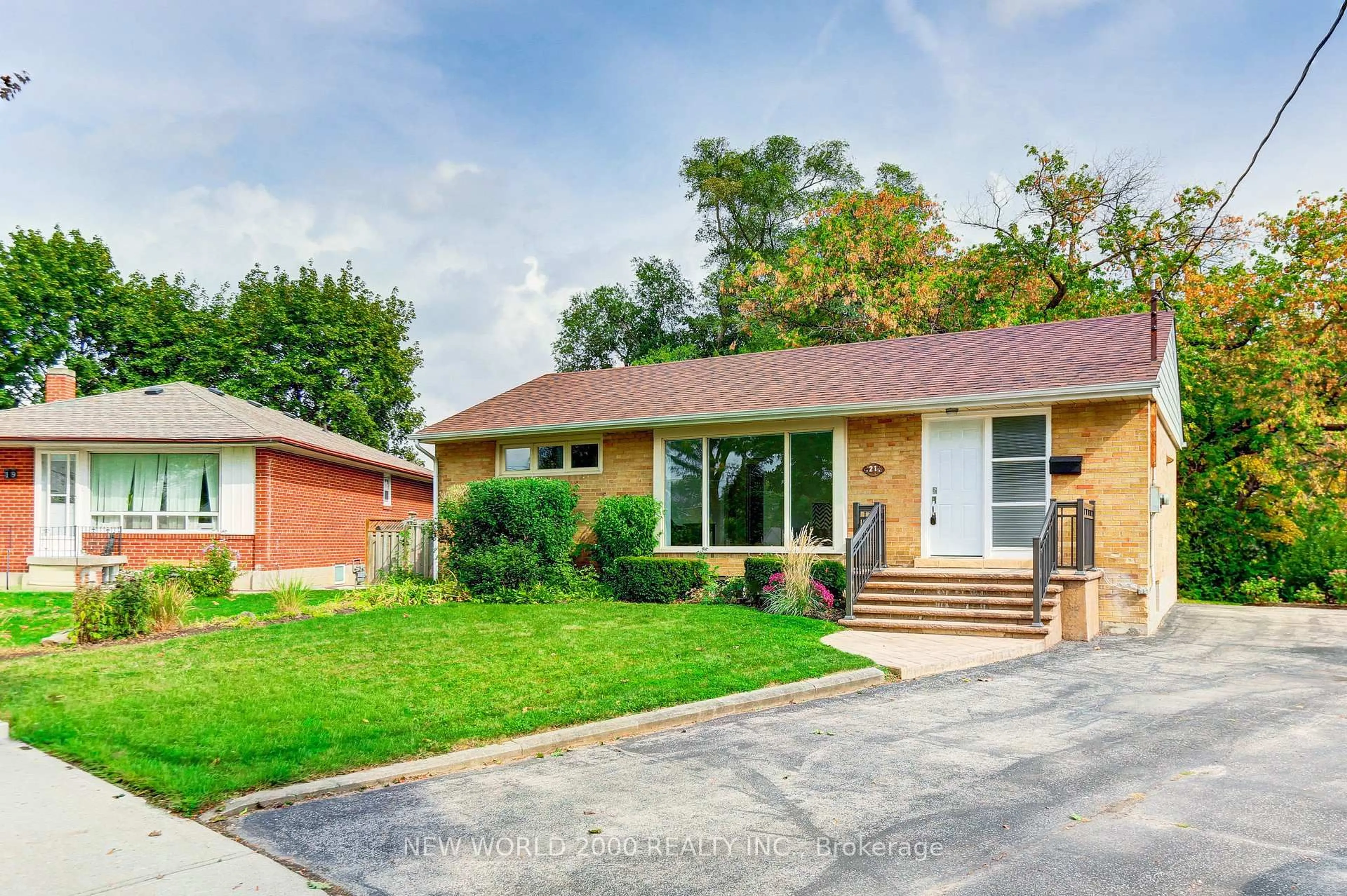 Home with brick exterior material, street for 21 Restever Gate, Toronto Ontario M9W 4B8