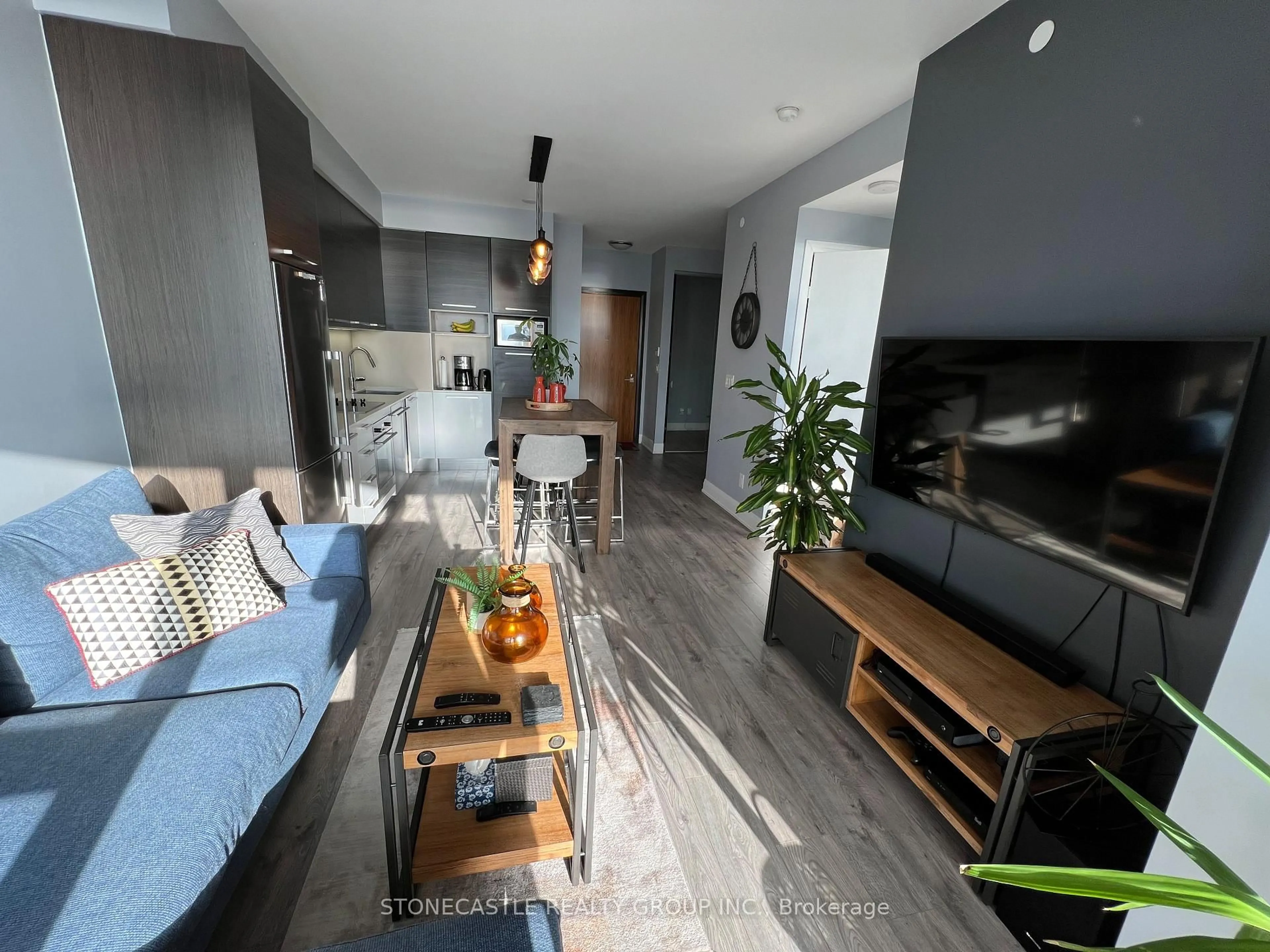 Living room with furniture, unknown for 36 Park Lawn Rd #2401, Toronto Ontario M8V 0E5