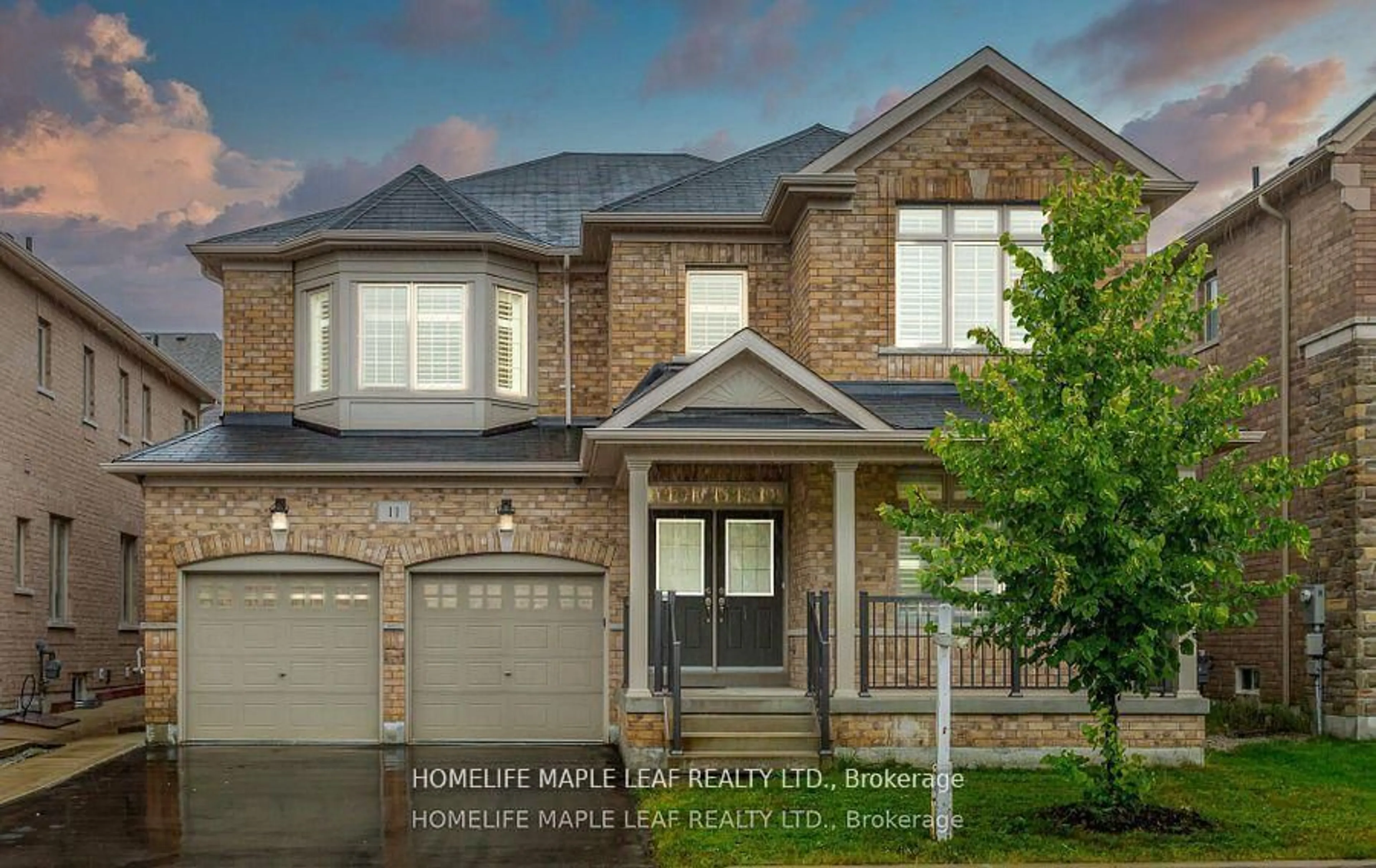 Home with brick exterior material, street for 11 Cloverhaven Rd, Brampton Ontario L6P 4E4