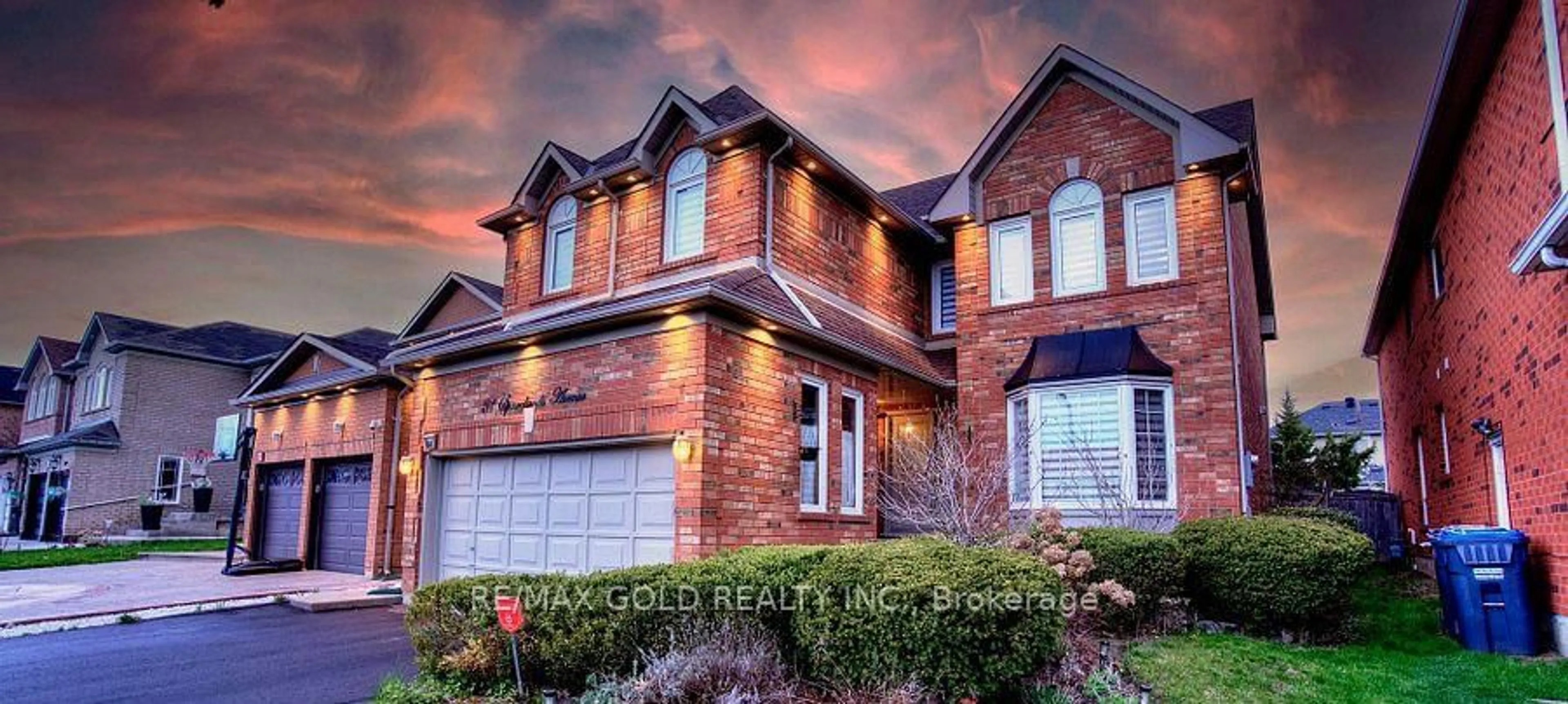 Home with brick exterior material, street for 87 Sprucelands Ave, Brampton Ontario L6R 1N3