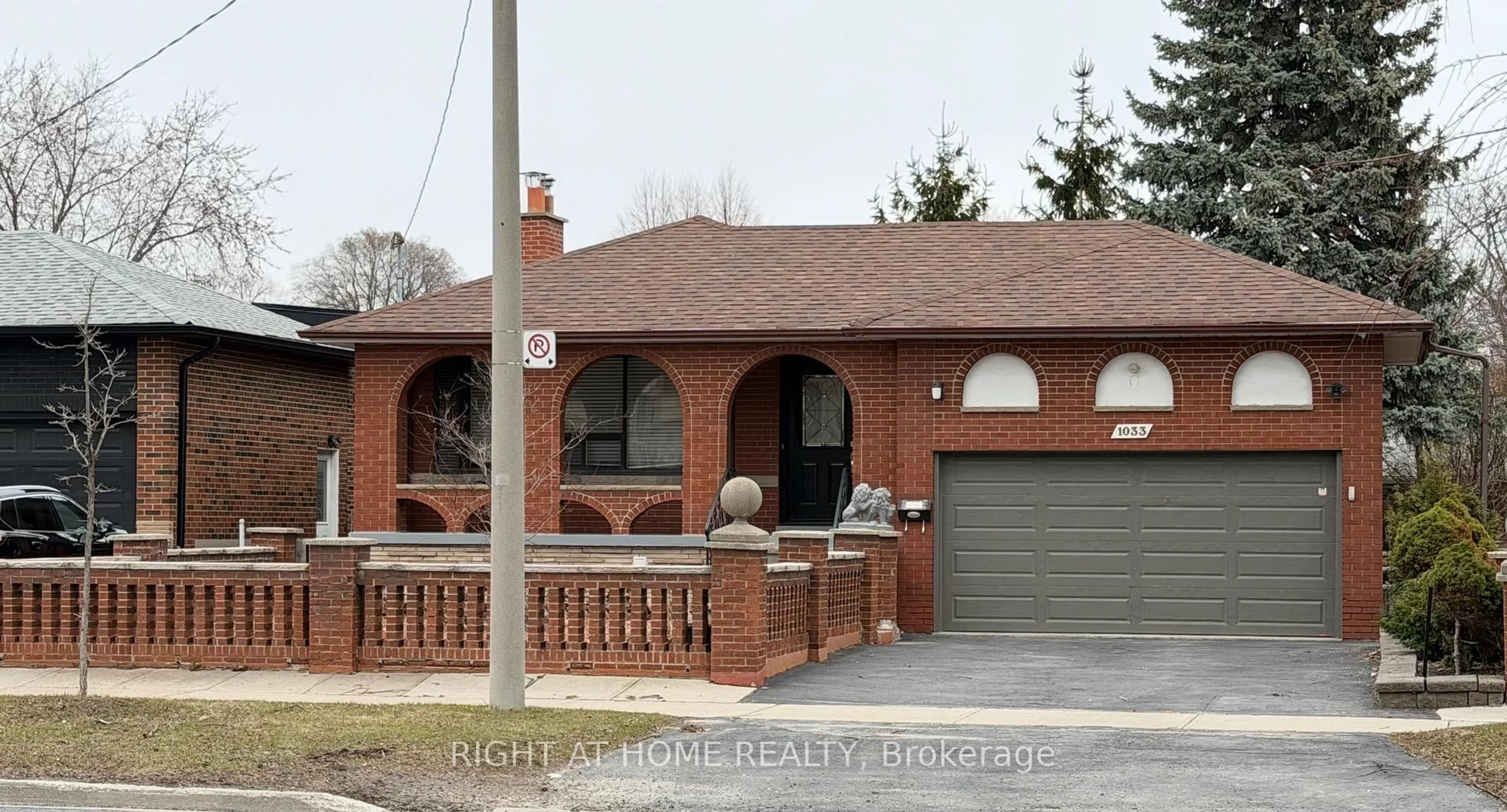 Home with brick exterior material, street for 1033 Islington Ave, Toronto Ontario M8Z 4R3