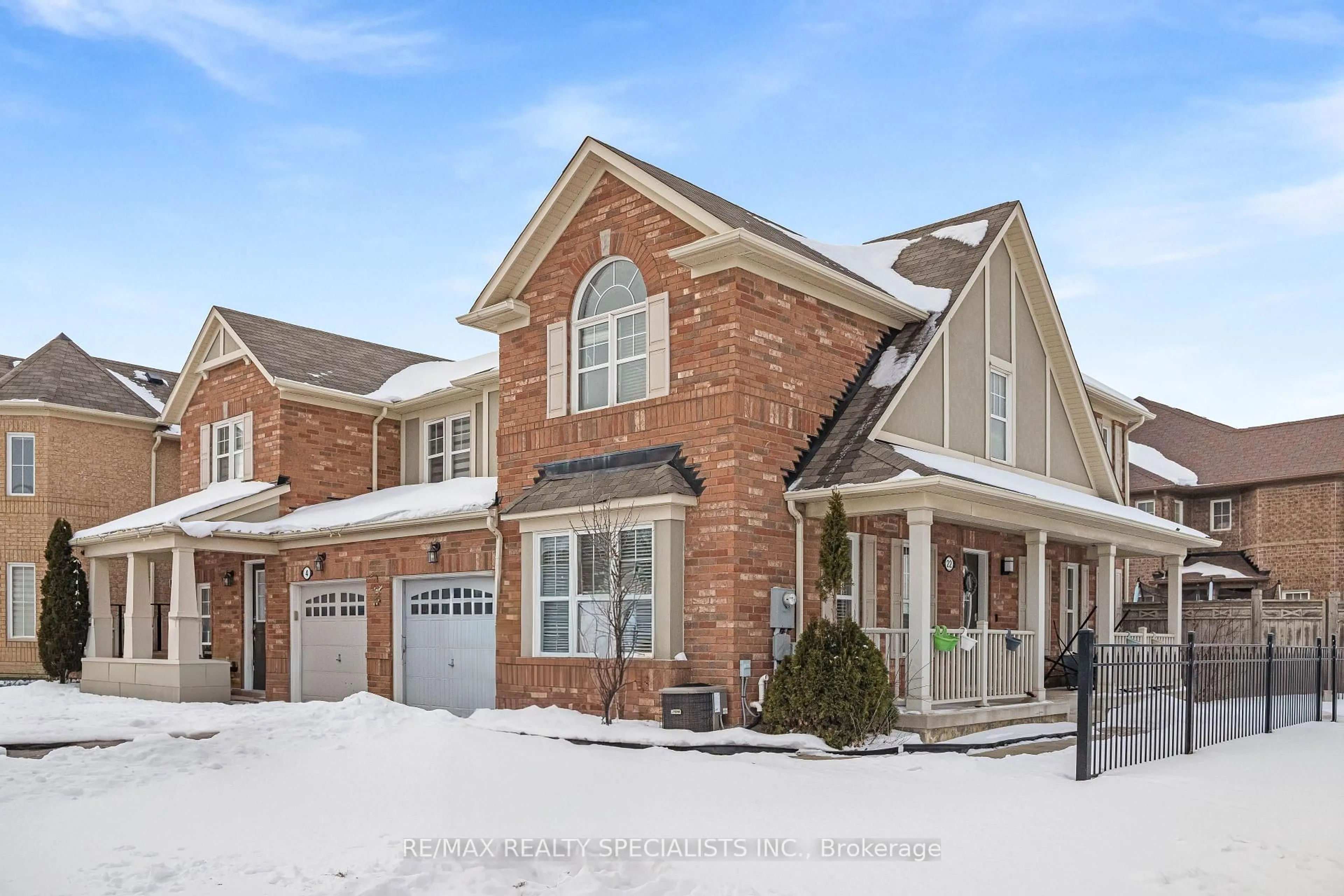 Home with brick exterior material, street for 22 Apple Valley Way, Brampton Ontario L6P 0W4