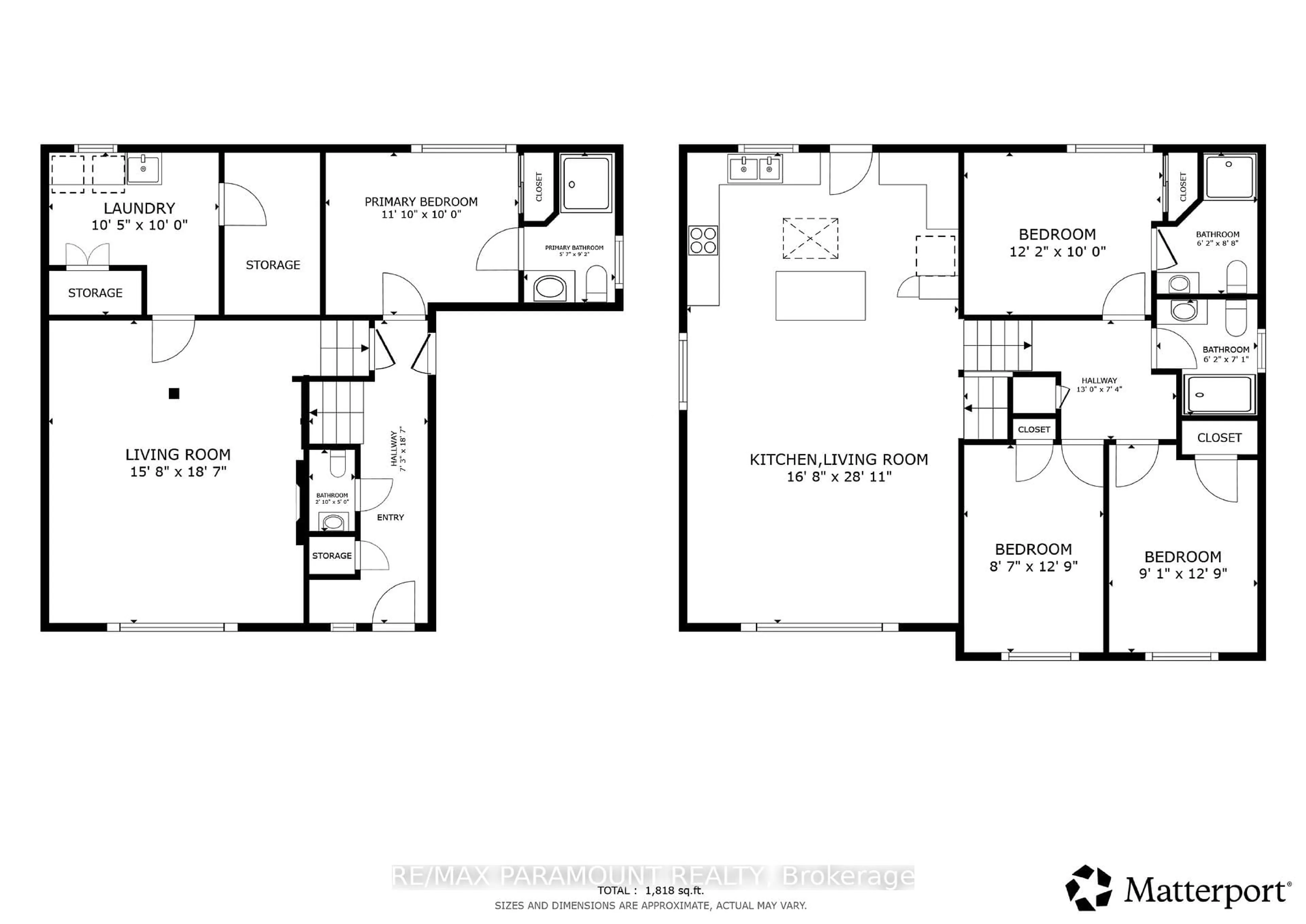 Floor plan for 10 Farmington Dr, Brampton Ontario L6W 2V2