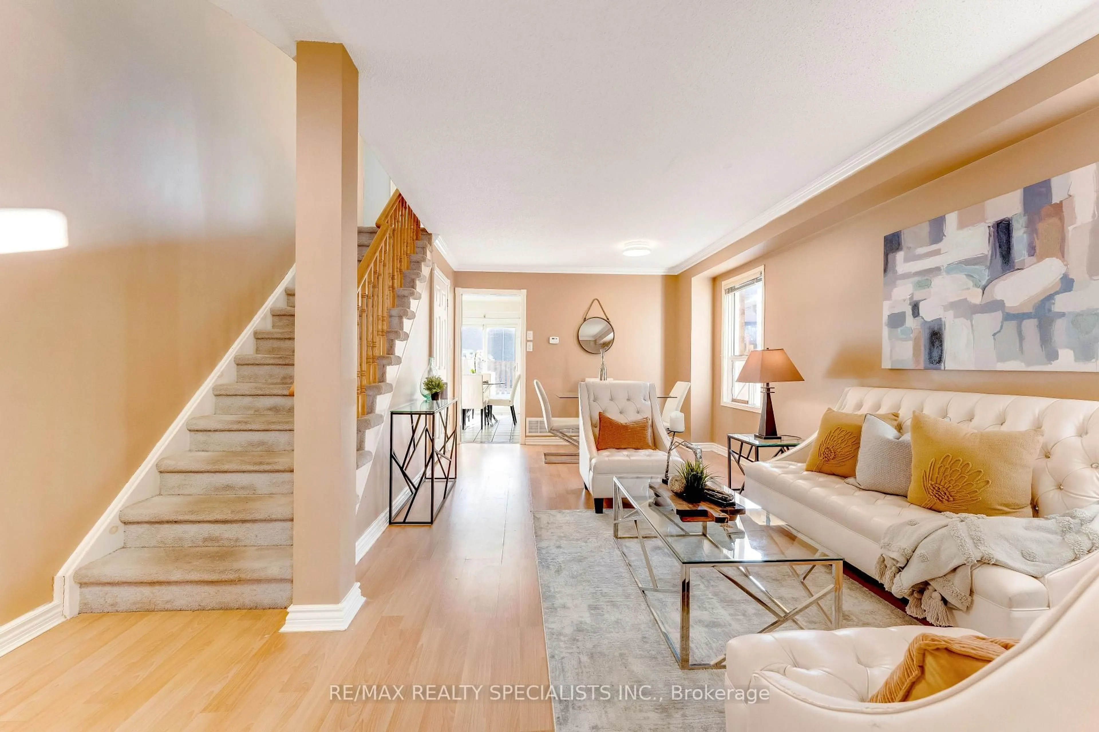 Living room with furniture, unknown for 65 Clover Bloom Rd, Brampton Ontario L6R 1S4