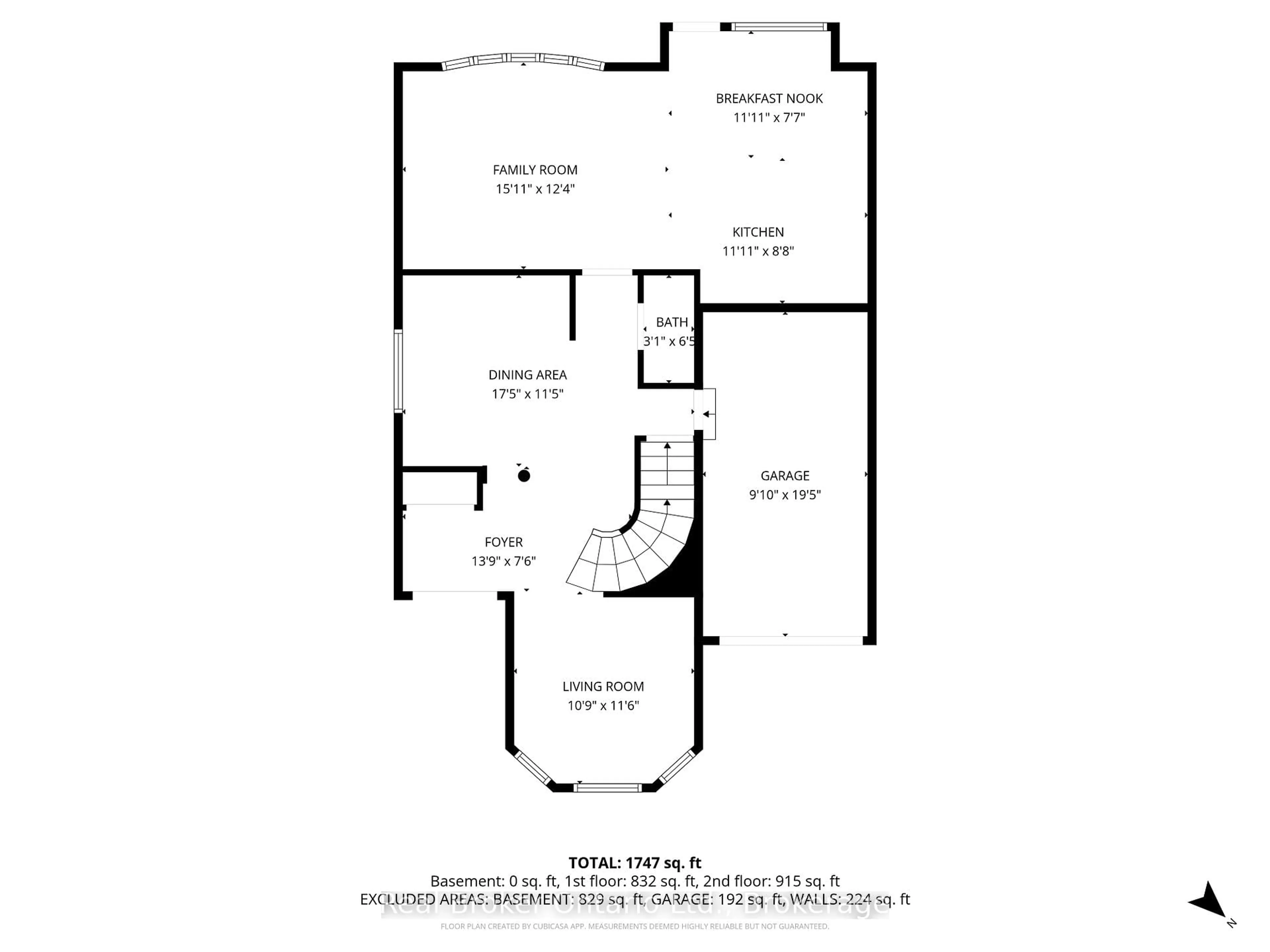 Floor plan for 910 Vickerman Way, Milton Ontario L9T 0K5