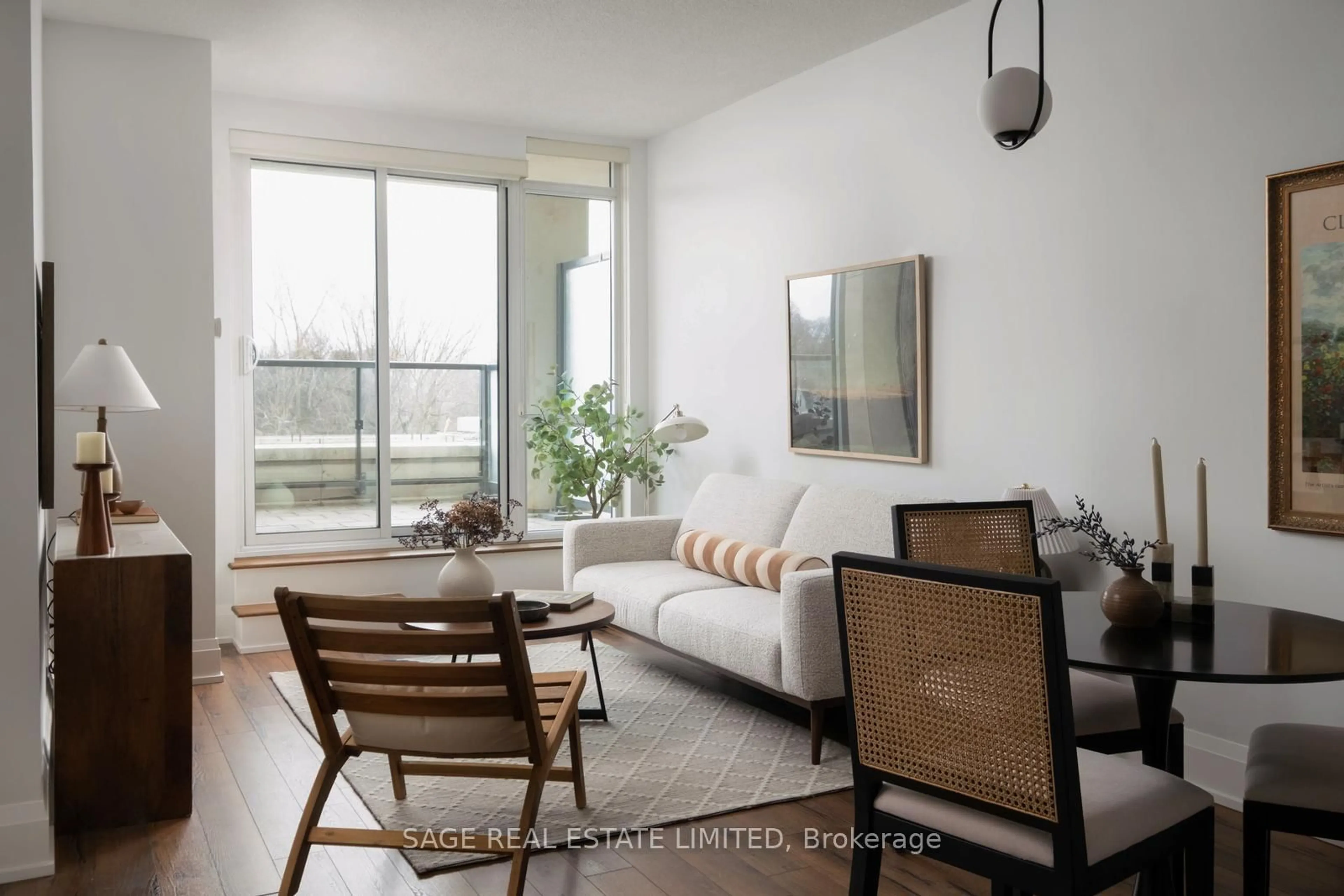 Living room with furniture, unknown for 2 Old Mill Dr #612, Toronto Ontario M6S 0A2