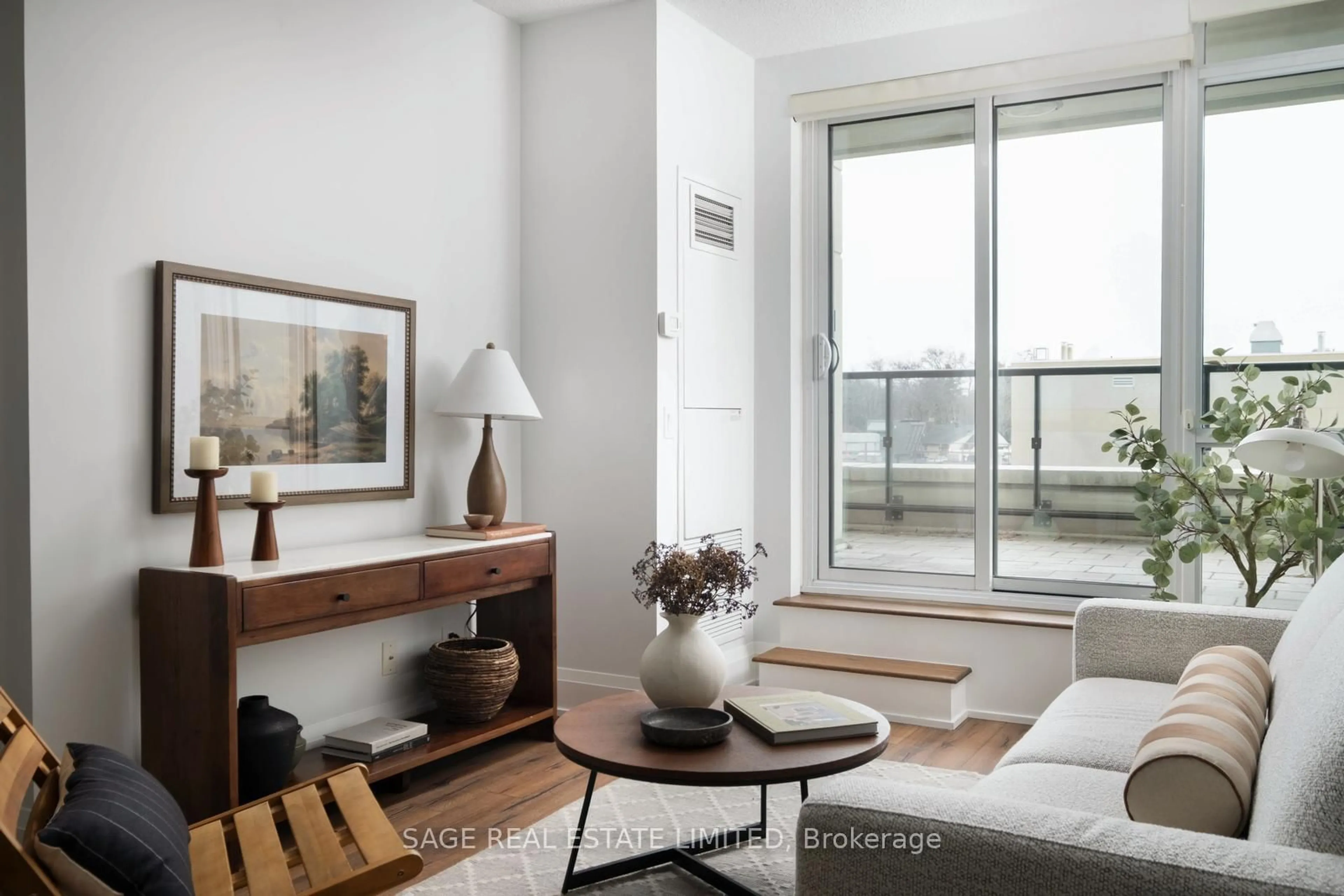 Living room with furniture, unknown for 2 Old Mill Dr #612, Toronto Ontario M6S 0A2