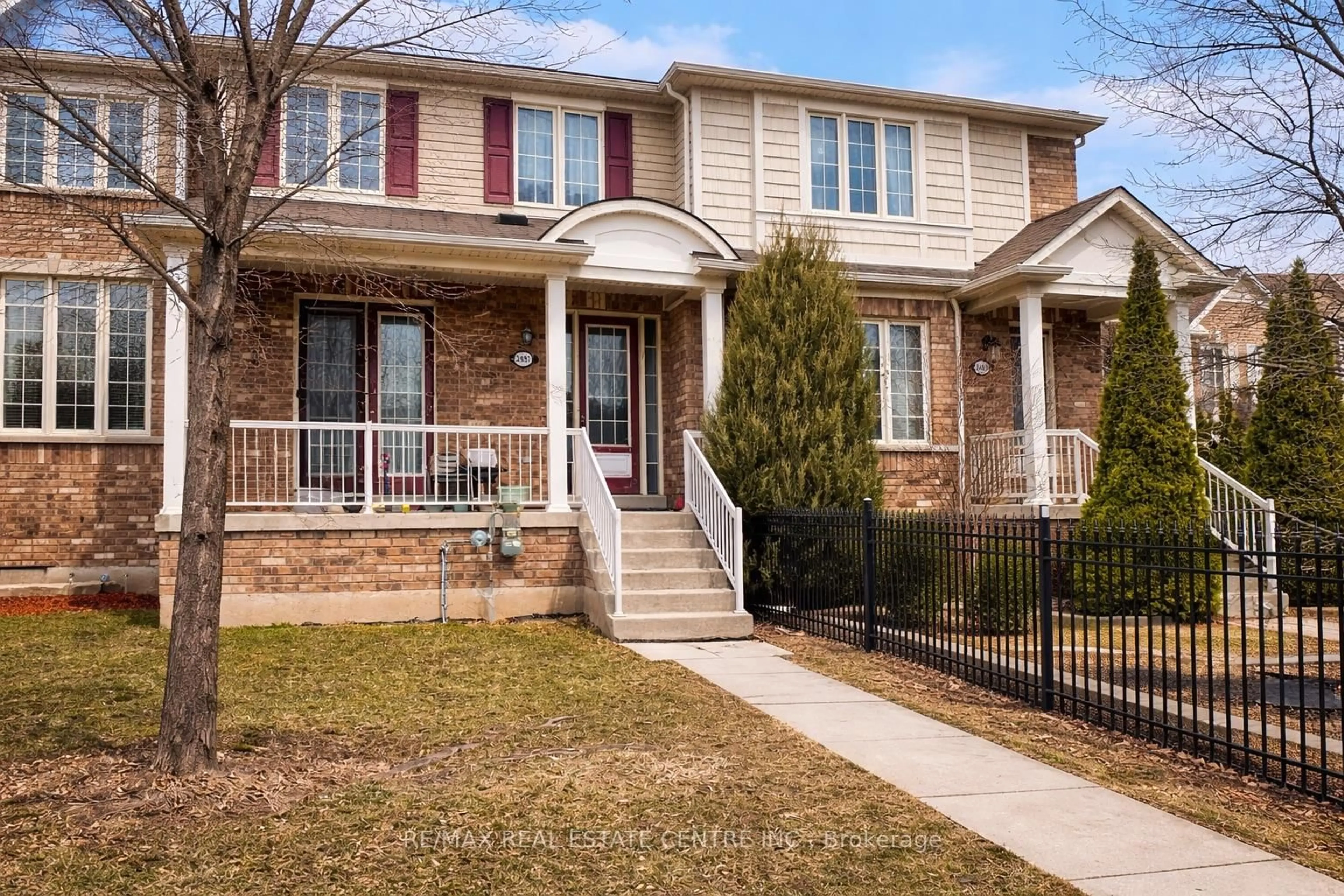 Home with brick exterior material, street for 2491 Postmaster Dr, Oakville Ontario L6M 0L5
