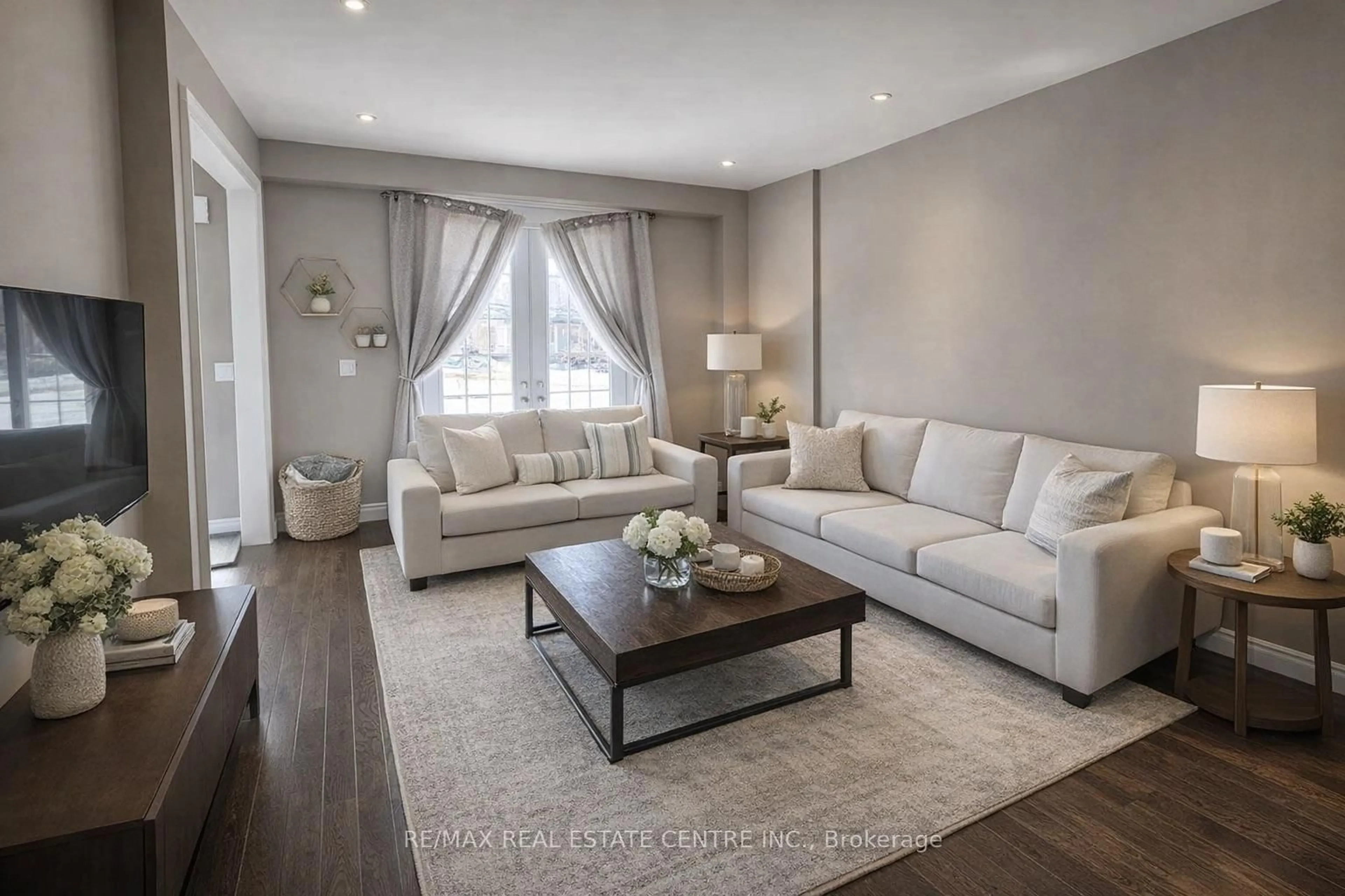 Living room with furniture, unknown for 2491 Postmaster Dr, Oakville Ontario L6M 0L5