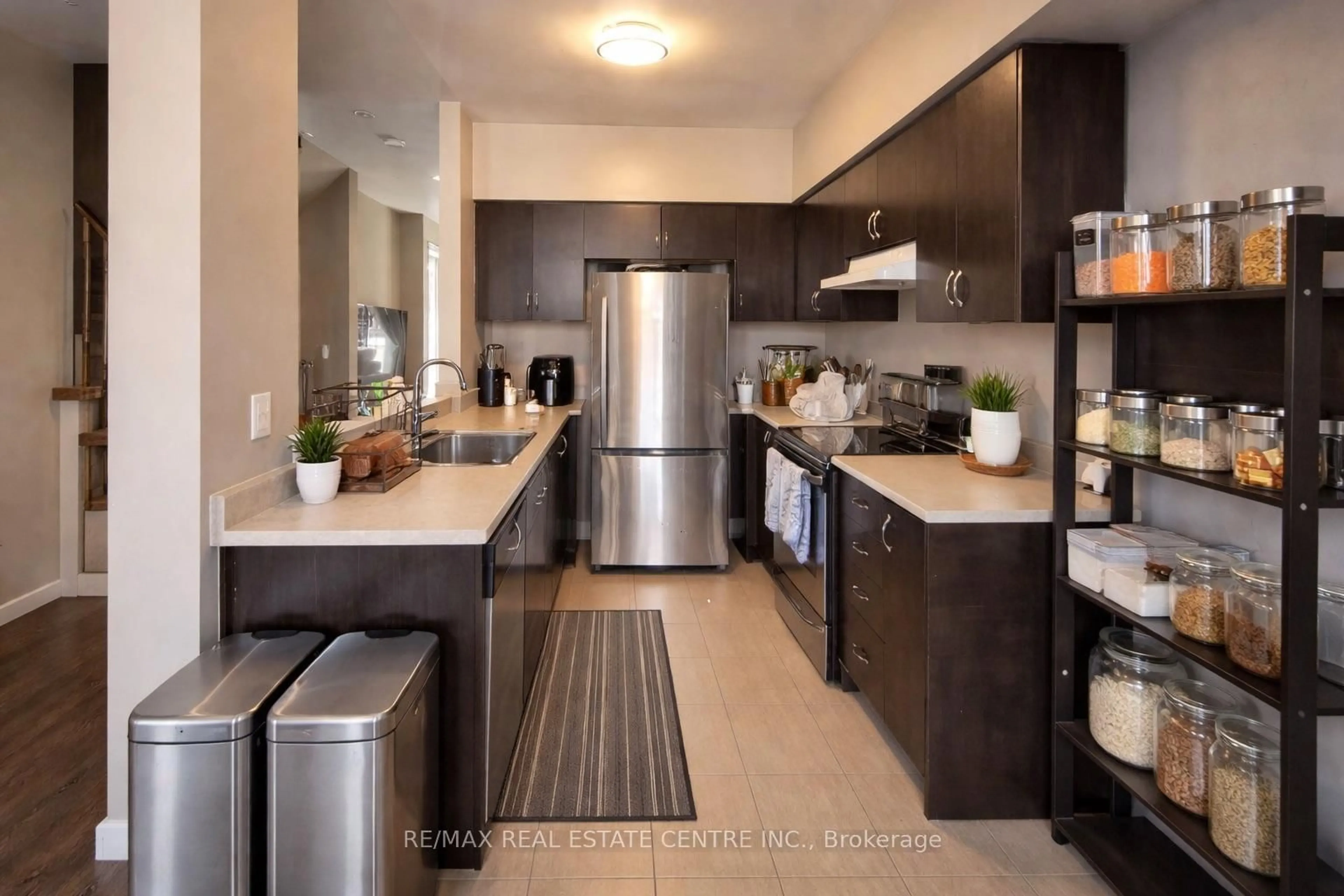 Contemporary kitchen, ceramic/tile floor for 2491 Postmaster Dr, Oakville Ontario L6M 0L5