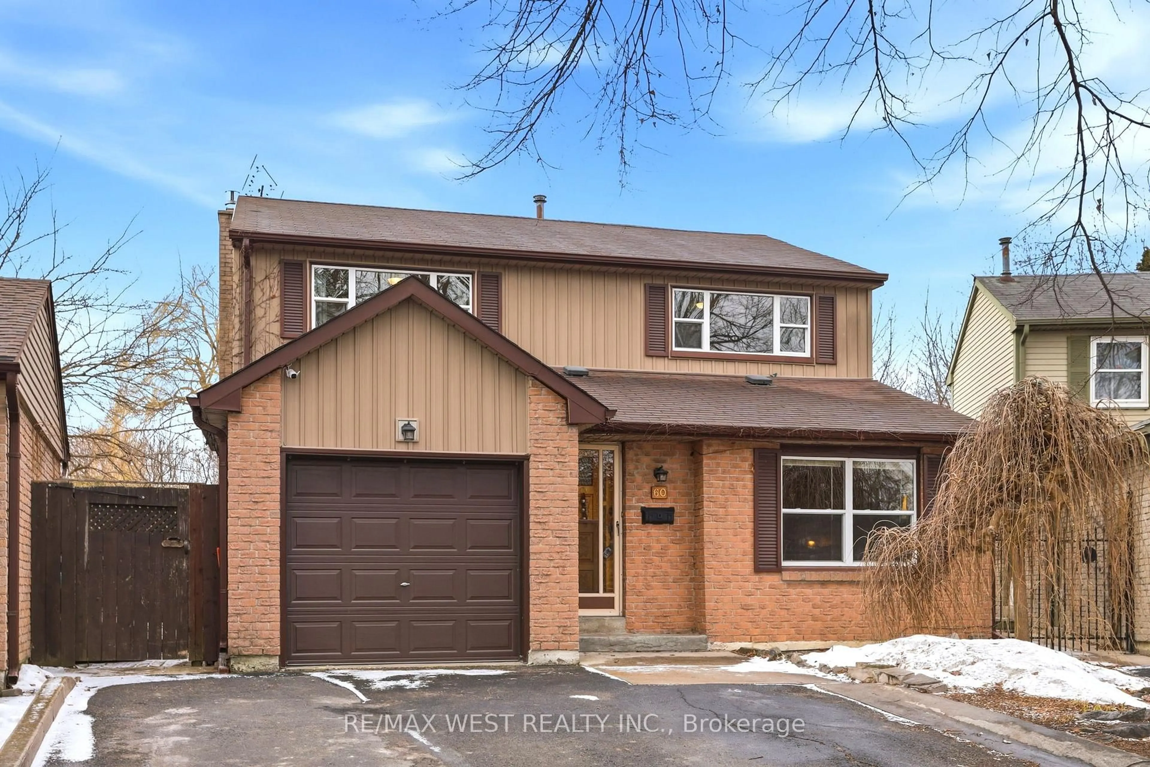 Home with brick exterior material, street for 60 Majestic Cres, Brampton Ontario L6S 3N2