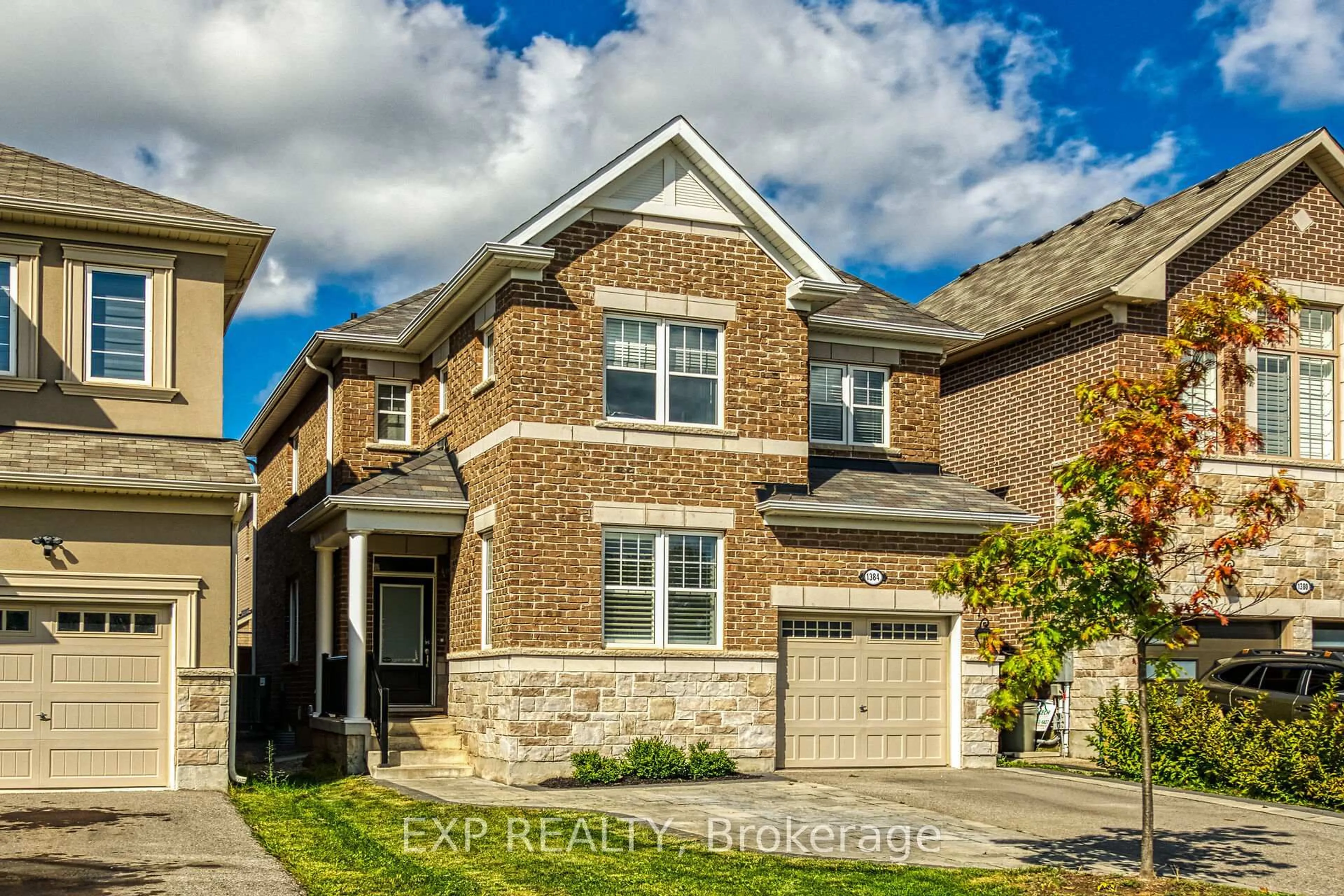 Home with brick exterior material, street for 1384 Basswood Cres, Milton Ontario L9E 1M4