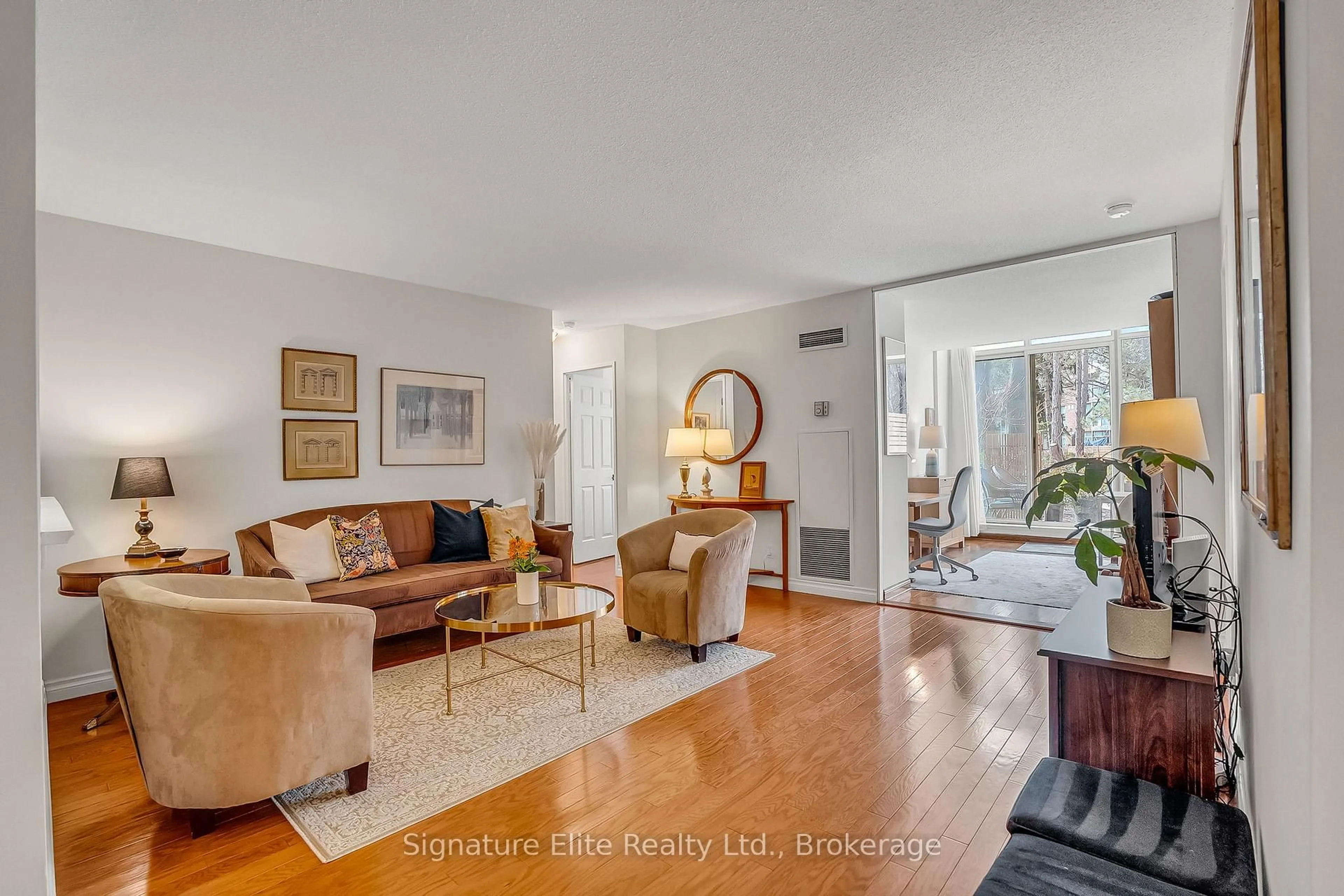 Living room with furniture, unknown for 20 Southport St #121, Toronto Ontario M6S 4Y8