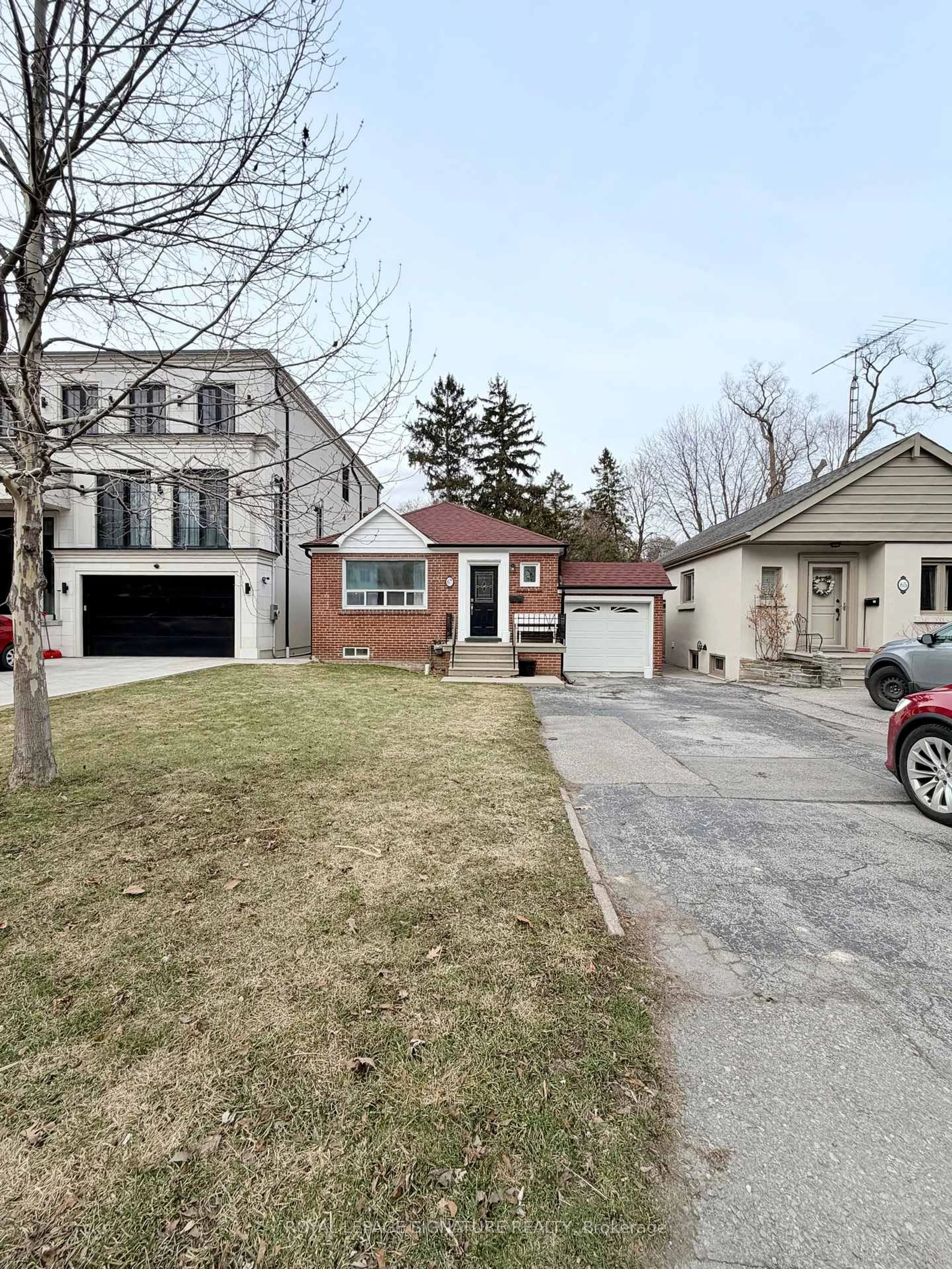 Home with brick exterior material, street for 67 South Kingsway, Toronto Ontario M6S 3T4