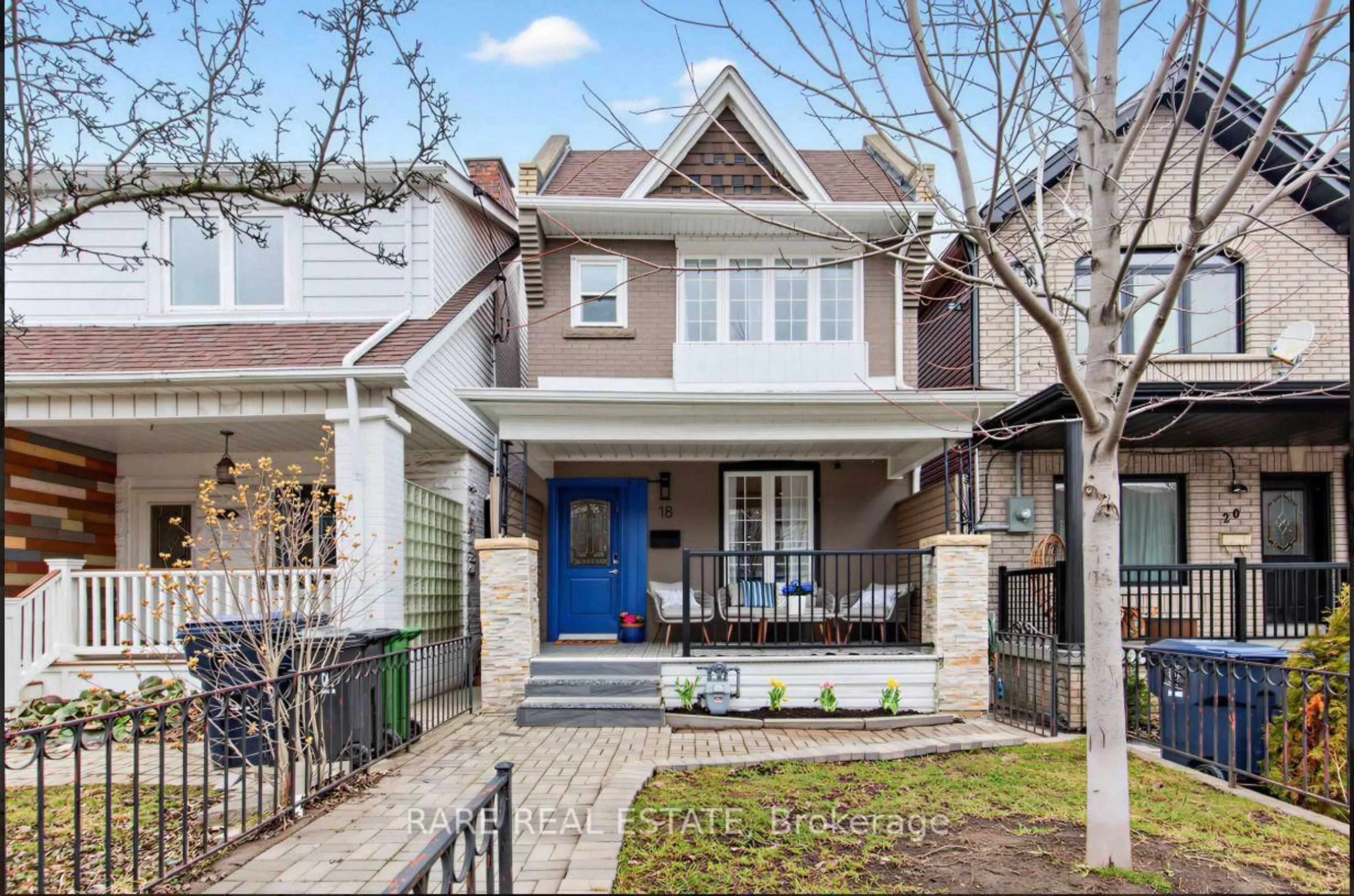 Home with brick exterior material, street for 18 Earlscourt Ave, Toronto Ontario M6E 4A6