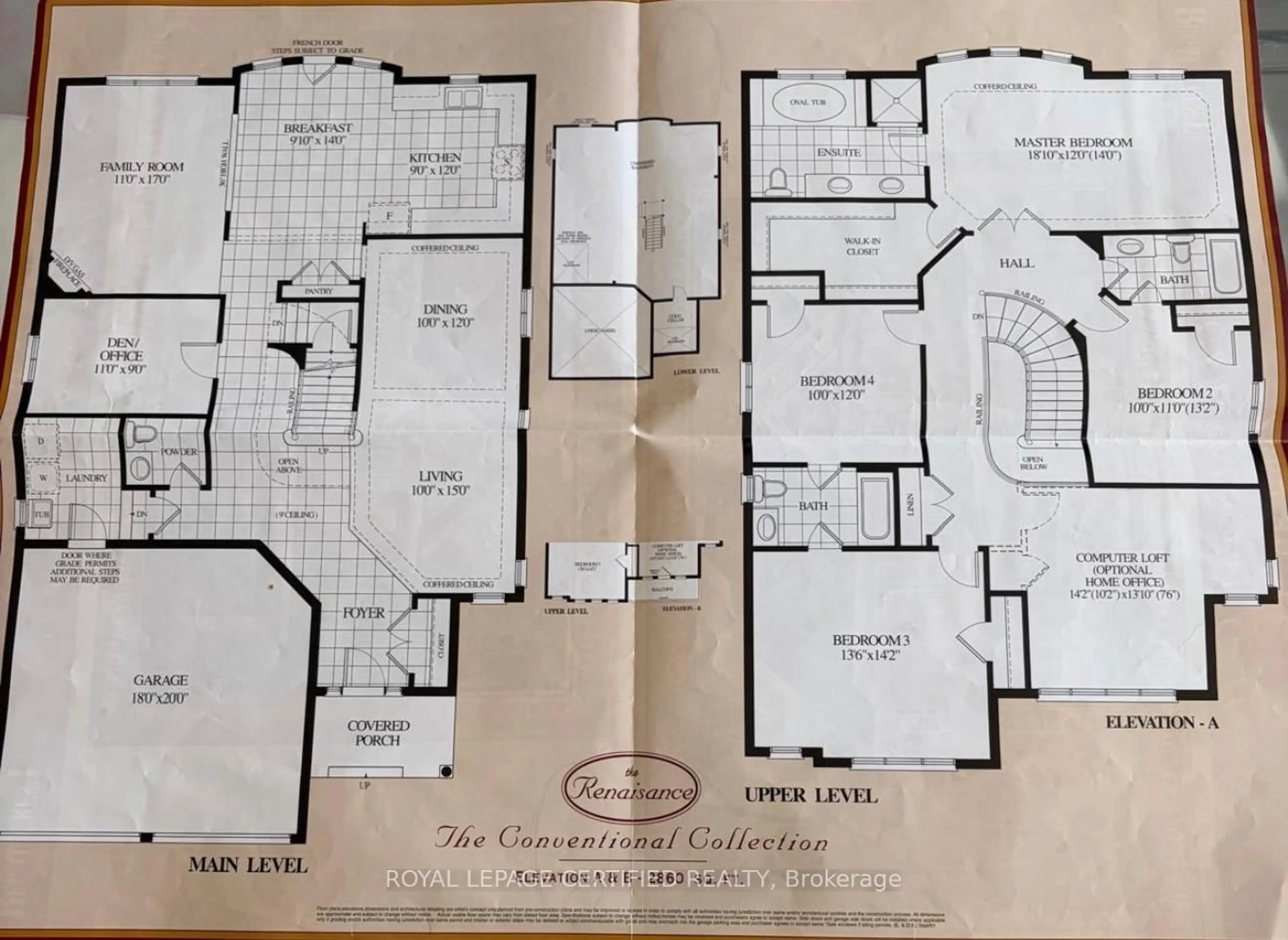 Floor plan for 5160 Misty Pine Cres, Mississauga Ontario L5M 8B7