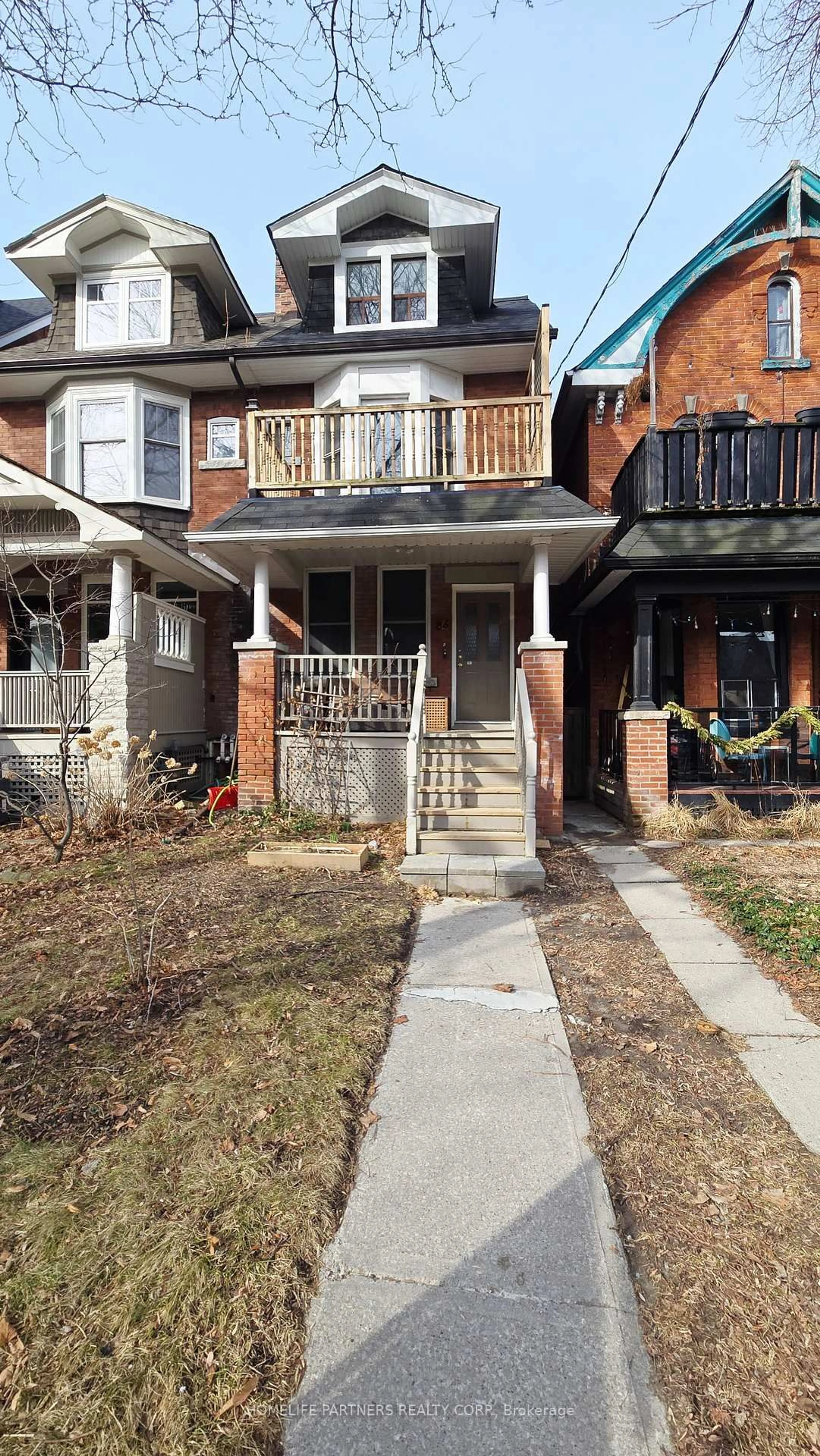 Home with brick exterior material, street for 86 Macdonell Ave, Toronto Ontario M6R 2A2