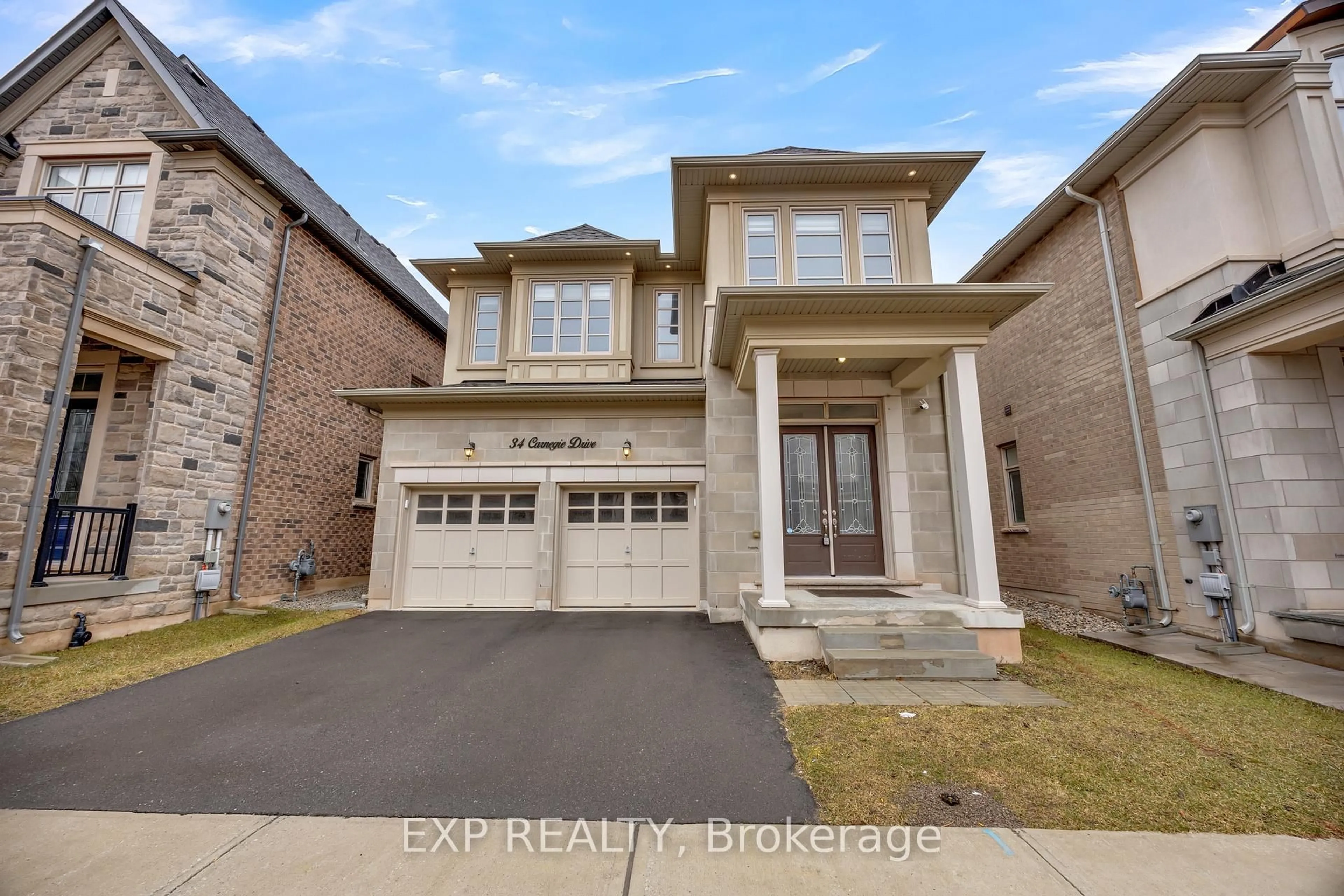 Home with brick exterior material, street for 34 Carnegie Dr, Oakville Ontario L6H 0V8