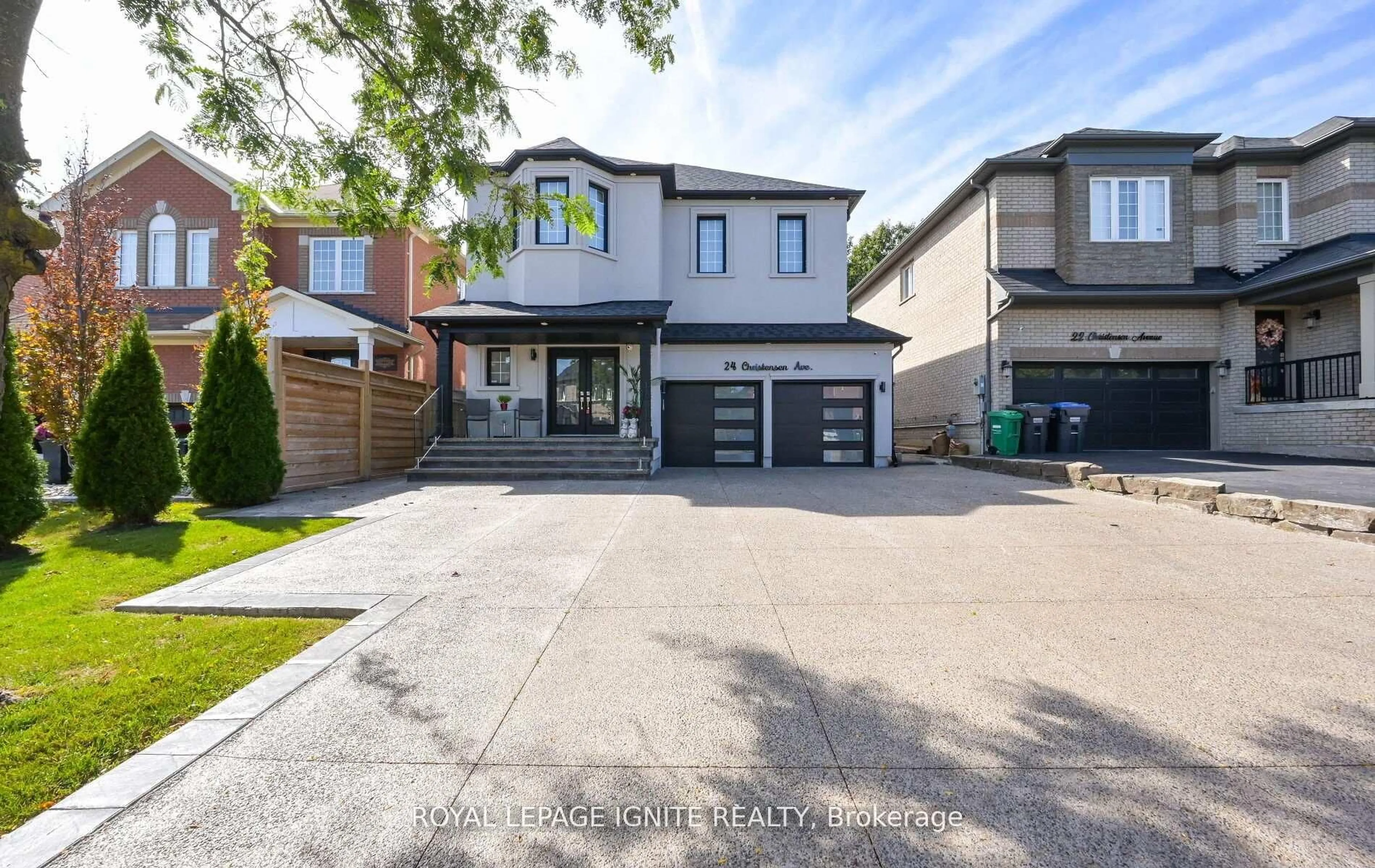 Home with brick exterior material, street for 24 Christensen Ave, Caledon Ontario L7E 2Y5