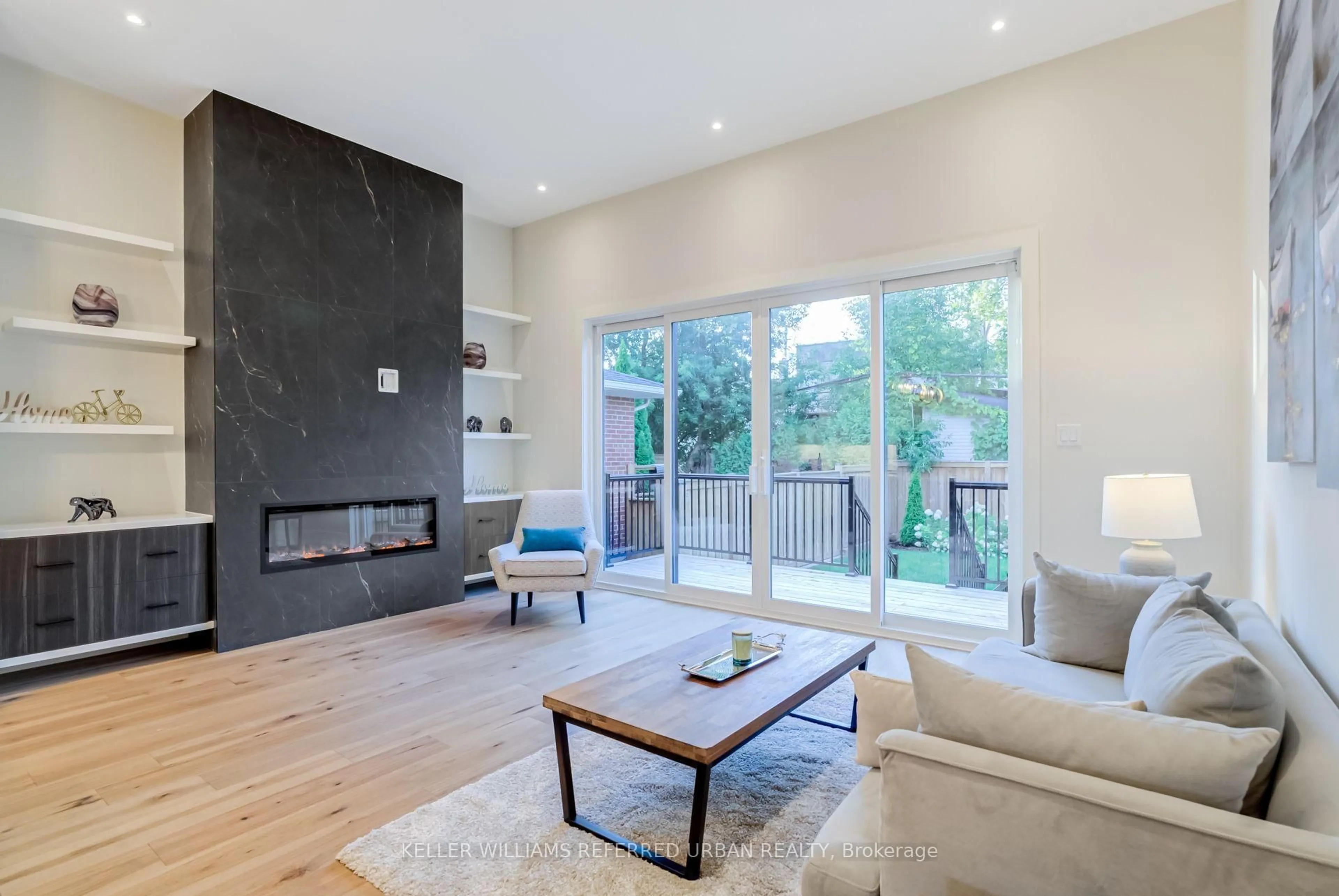 Living room with furniture, unknown for 62 Ash Cres, Toronto Ontario M8W 1E6