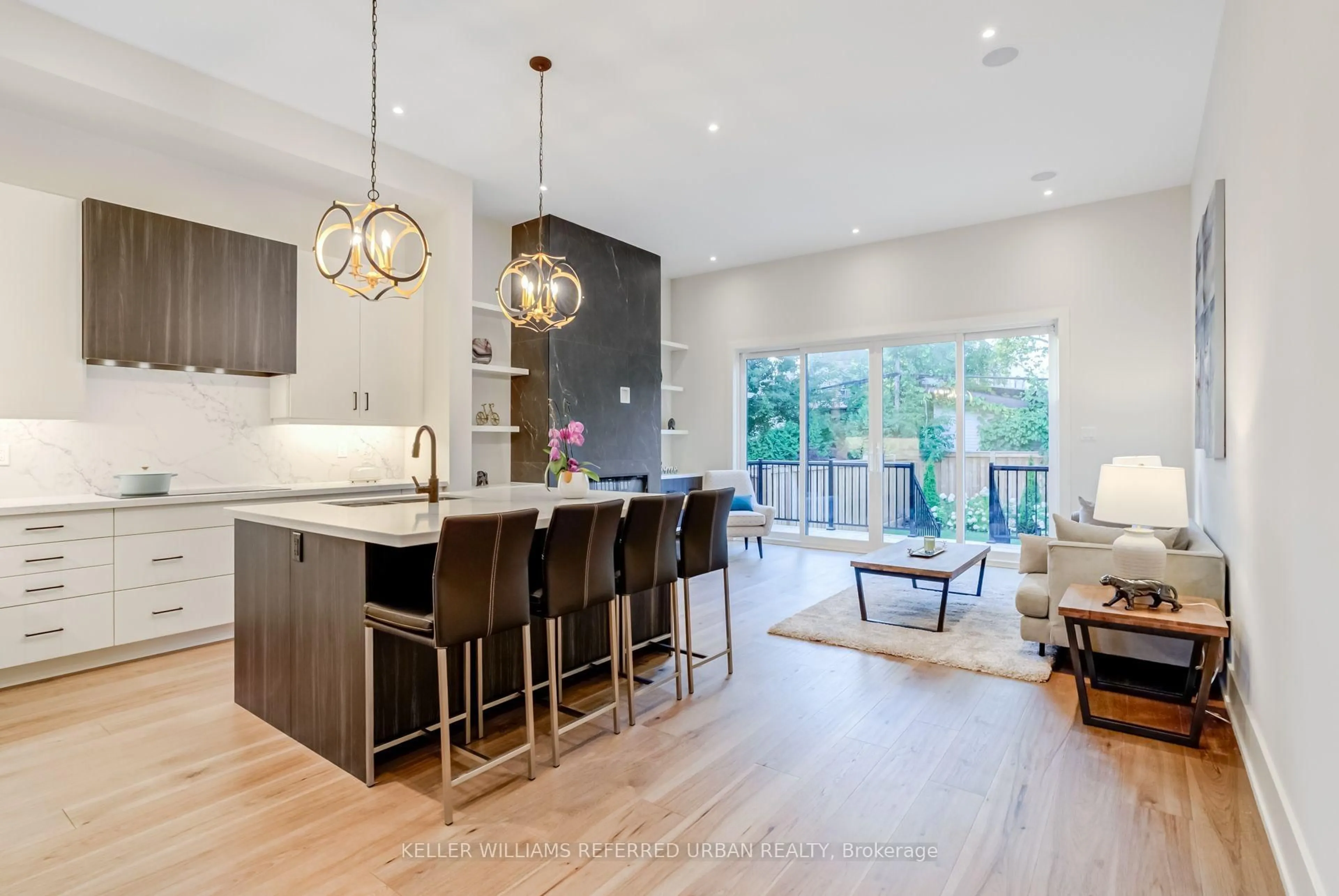 Open concept kitchen, unknown for 62 Ash Cres, Toronto Ontario M8W 1E6
