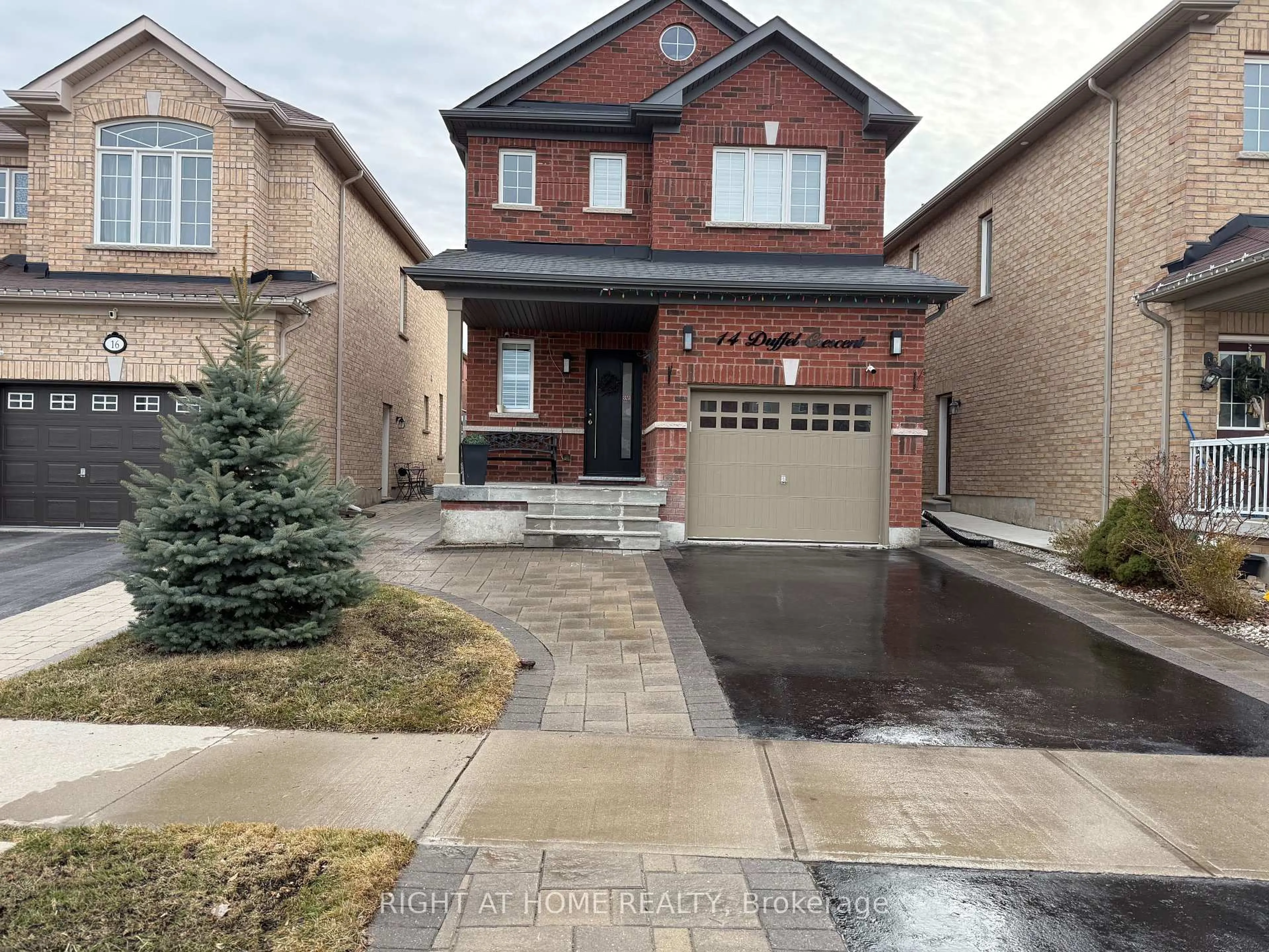 Home with brick exterior material, street for 14 Duffel Cres, Halton Hills Ontario L7G 0H7