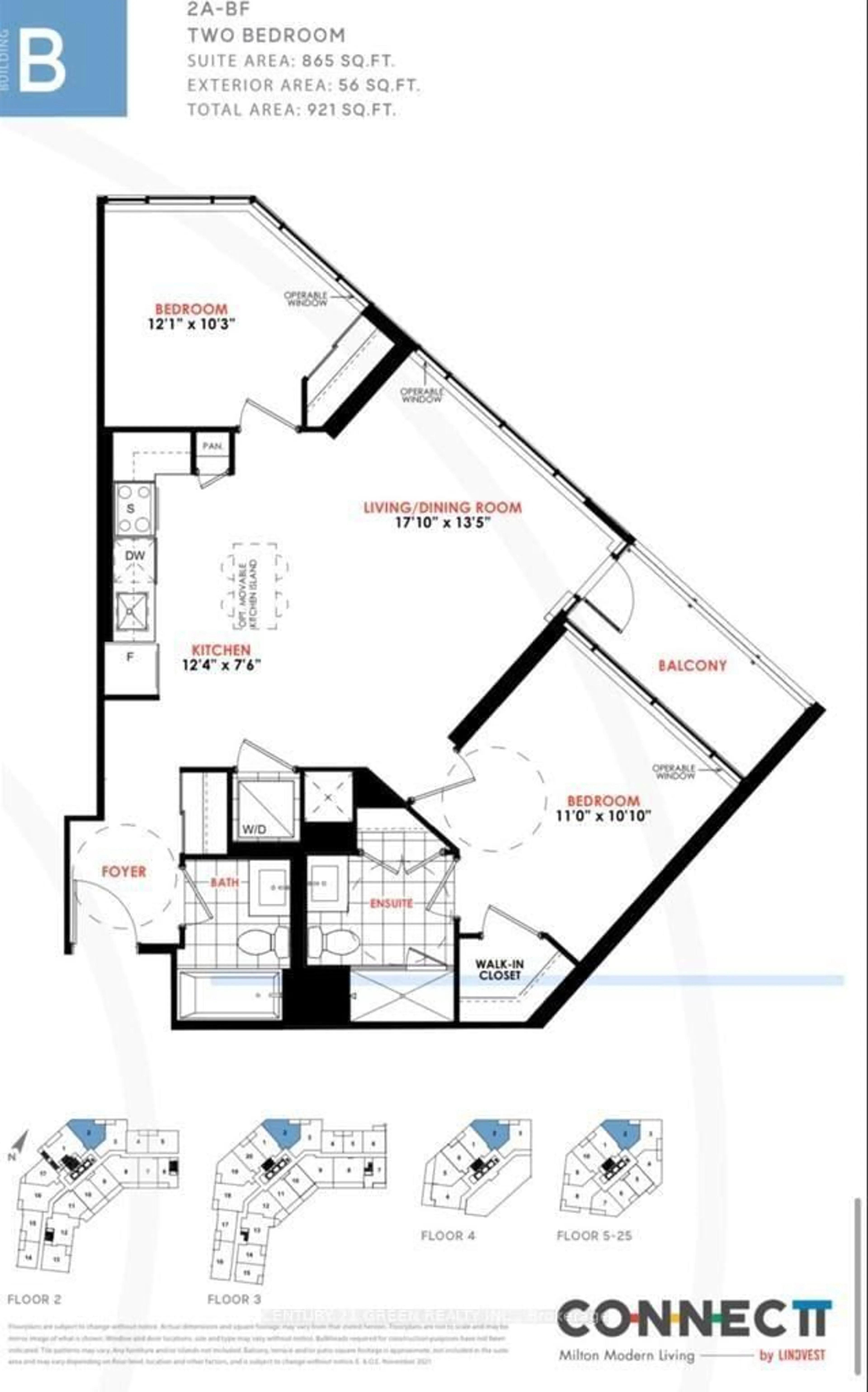 Floor plan for 8020 Derry Rd #1902, Milton Ontario L9T 9N7