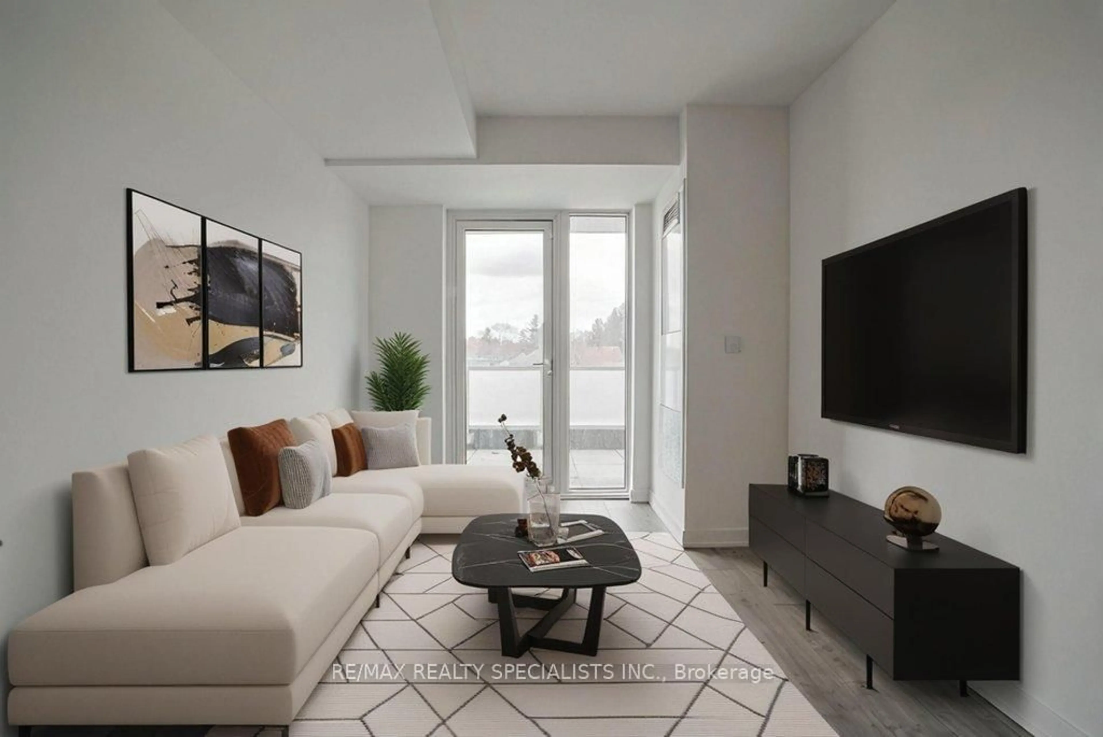 Living room with furniture, unknown for 215 Lakeshore Rd #207, Mississauga Ontario L5H 0A7