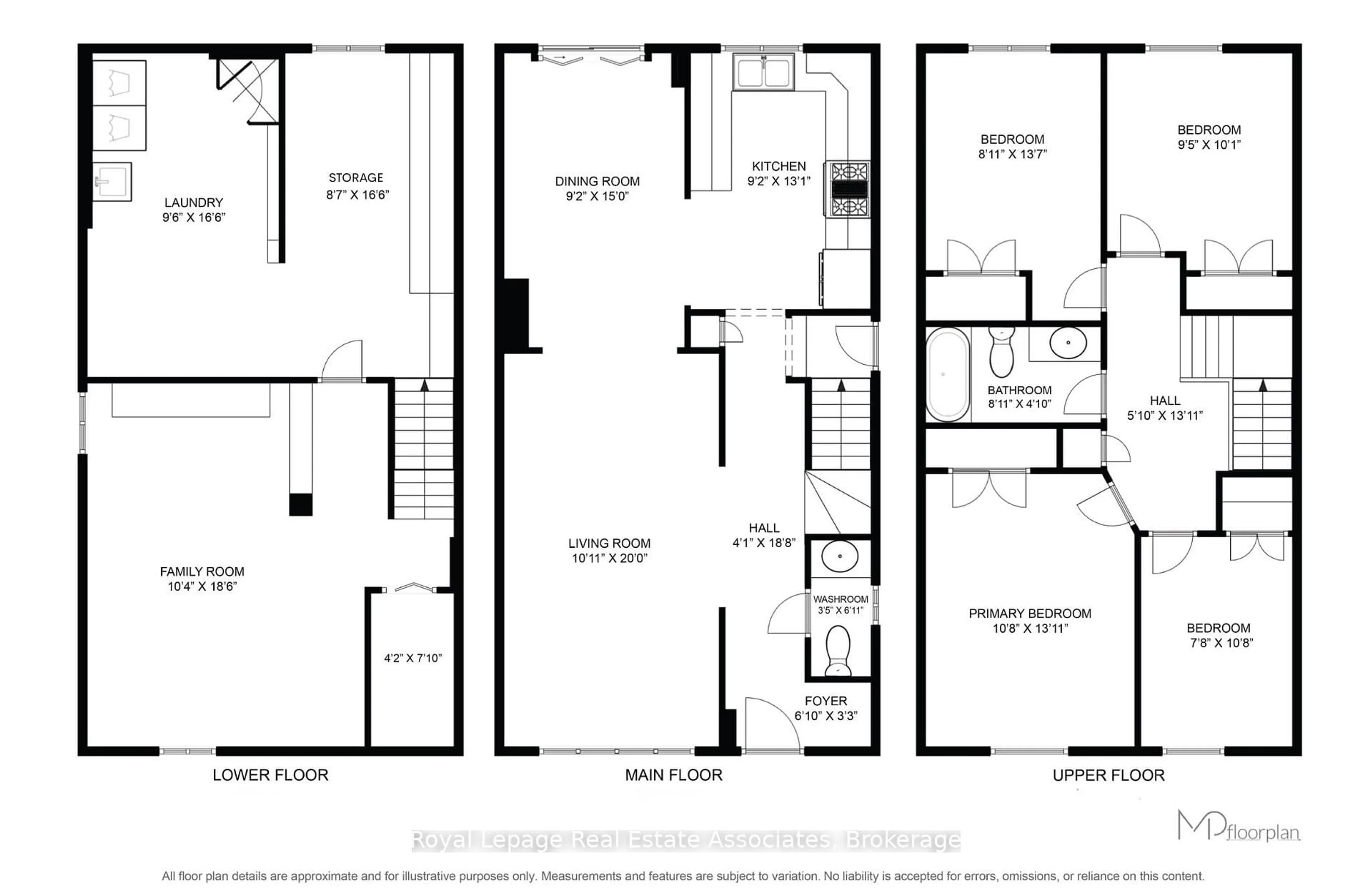 Floor plan for 3368 Mainsail Cres, Mississauga Ontario L5L 1H2
