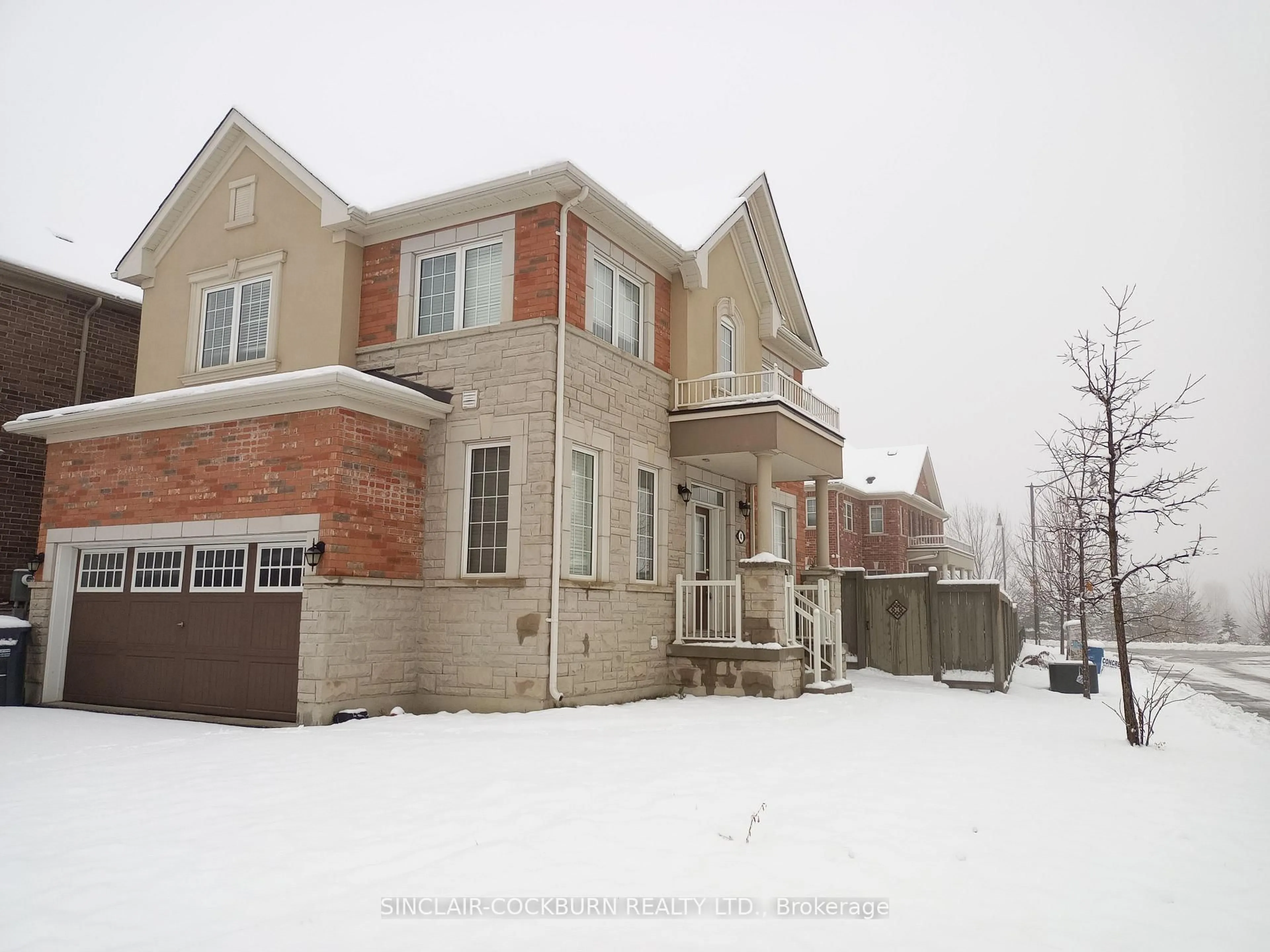 Home with brick exterior material, street for 4 Redfern St, Brampton Ontario L7A 4T7