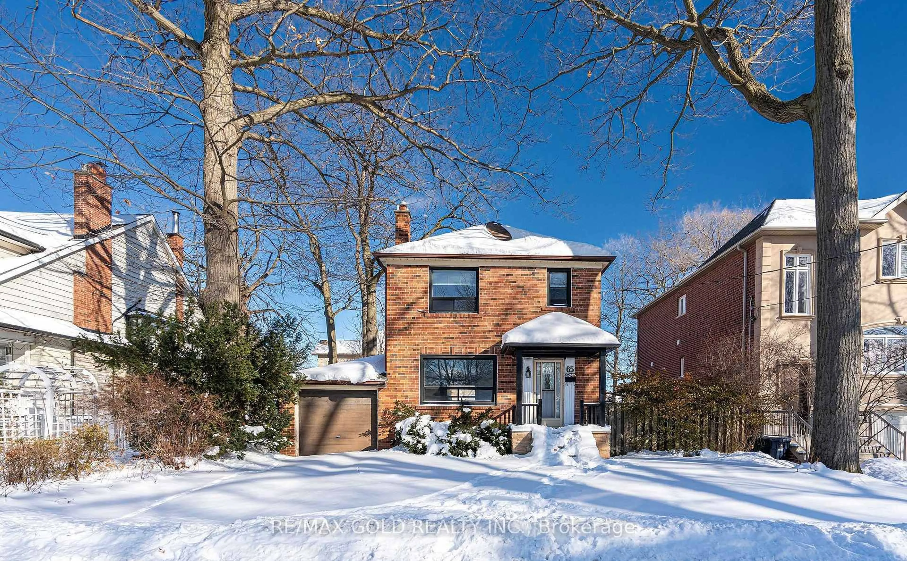 Home with brick exterior material, street for 65 Long Branch Ave, Toronto Ontario M8W 3J3