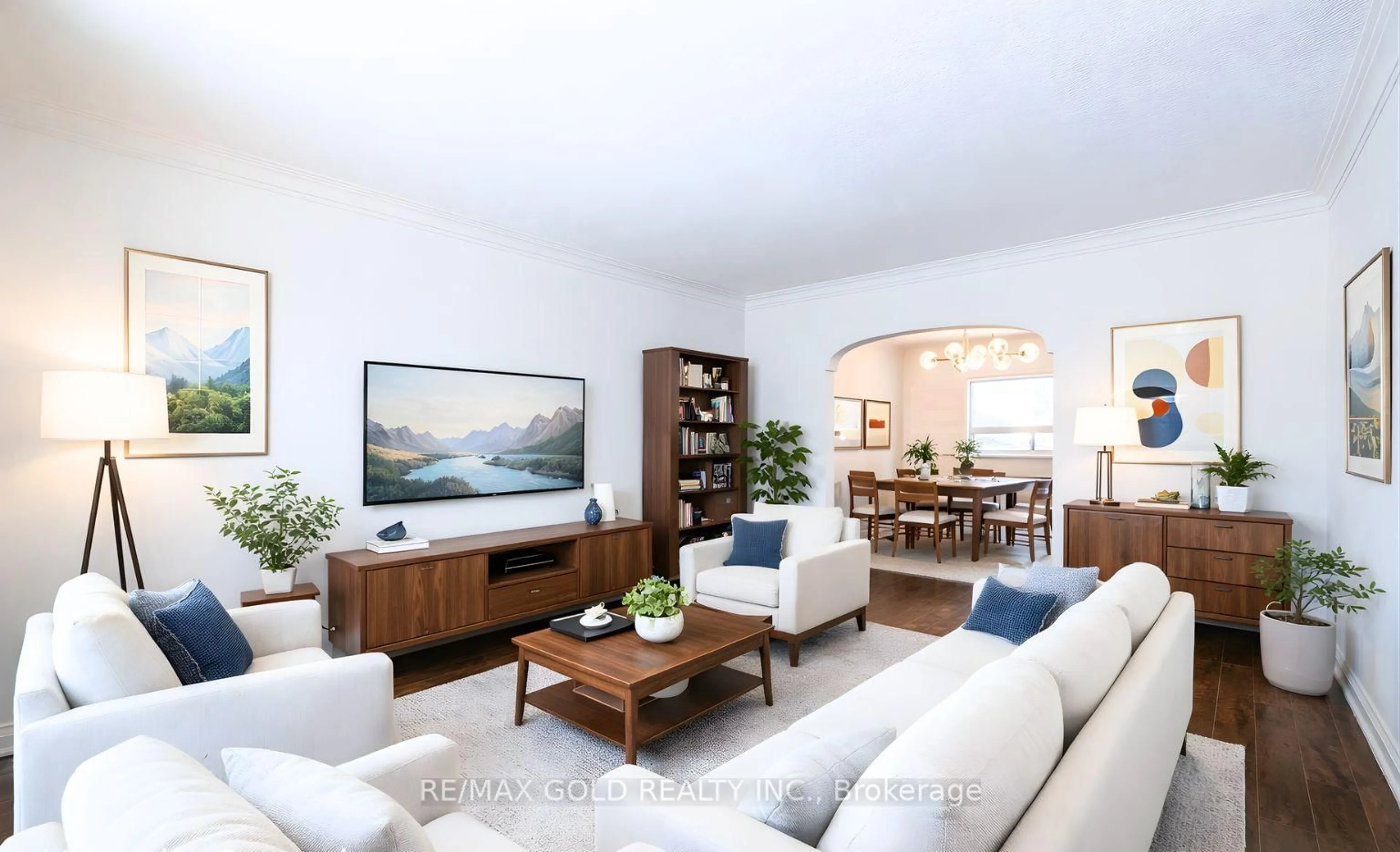 Living room with furniture, unknown for 65 Long Branch Ave, Toronto Ontario M8W 3J3